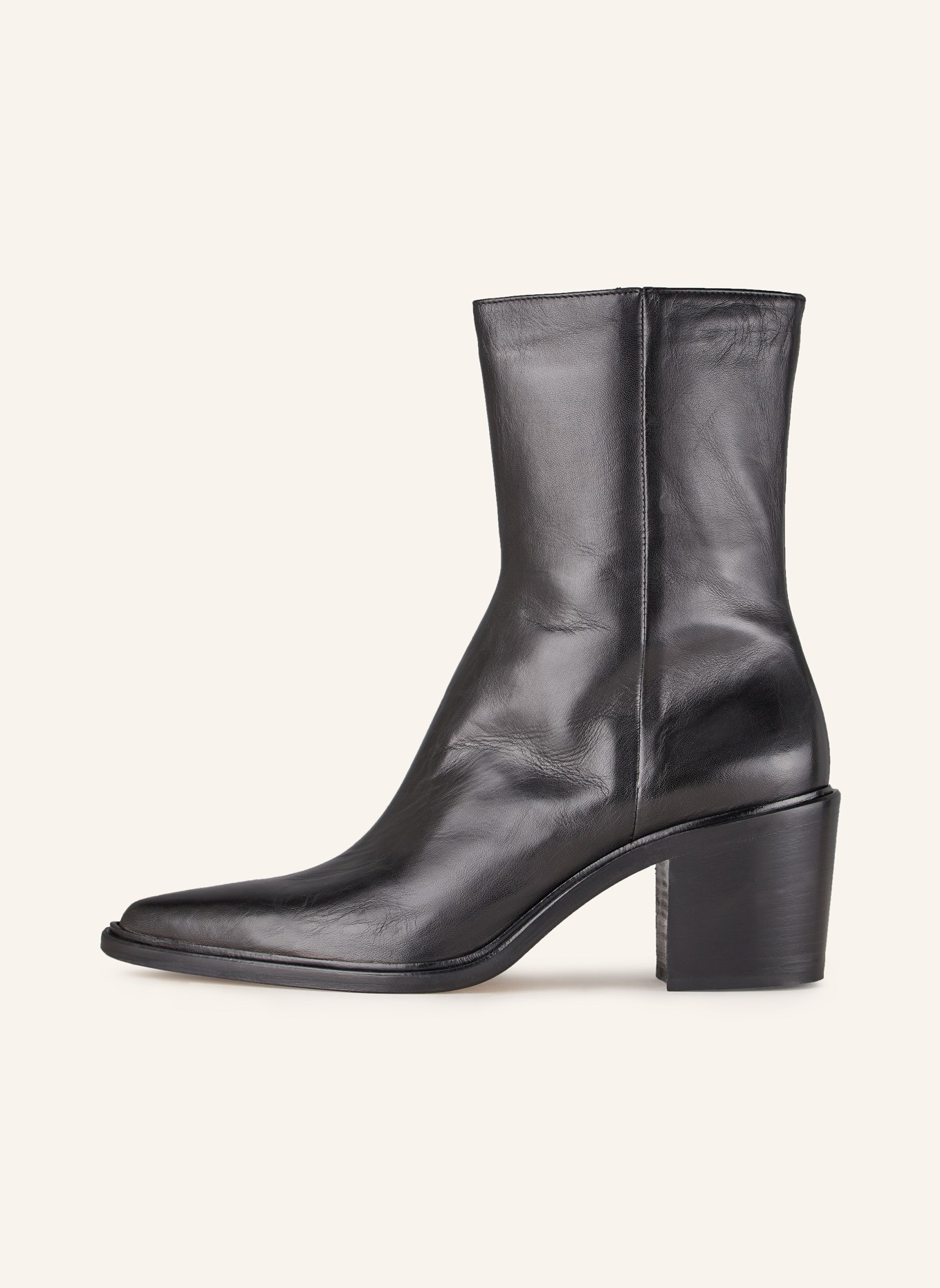 POMME D'OR Cowboy Boots JANE: BLACK