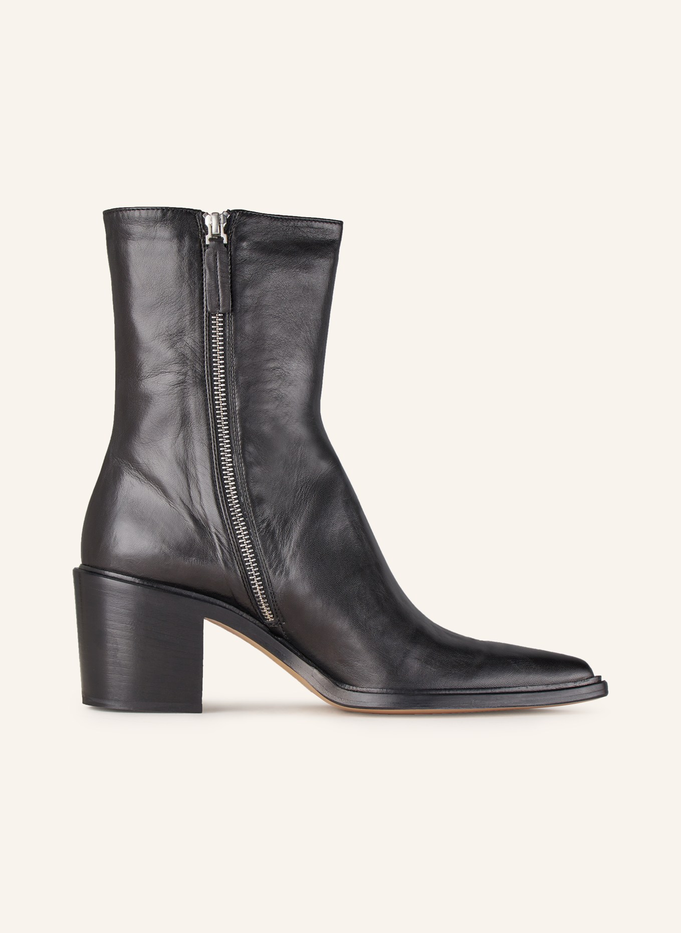 POMME D'OR Cowboy Boots JANE: BLACK