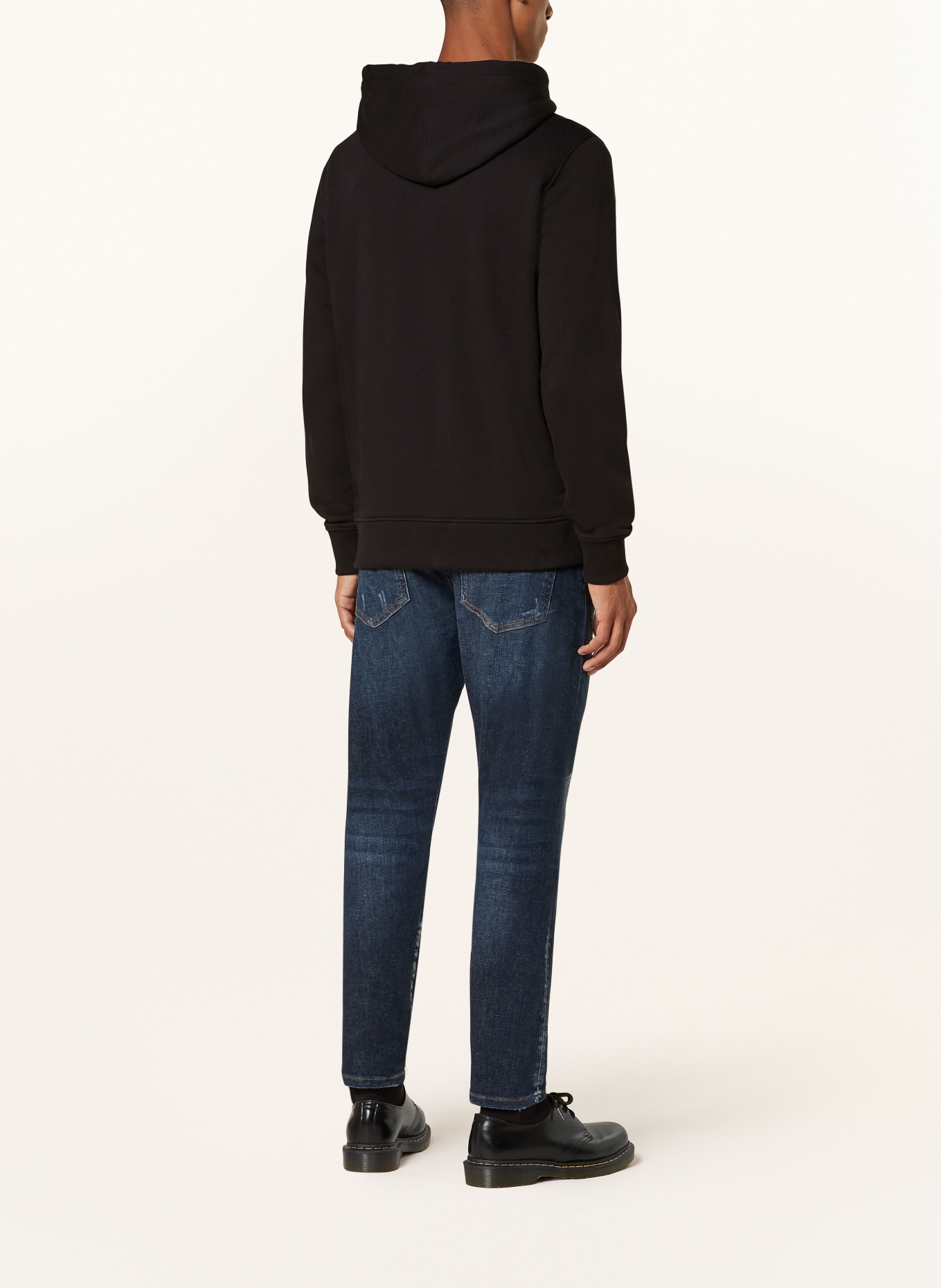 GOLDGARN DENIM Jeansy NECKARAU twisted cropped fit, Kolor: 1030 darkblue (Obrazek 3)