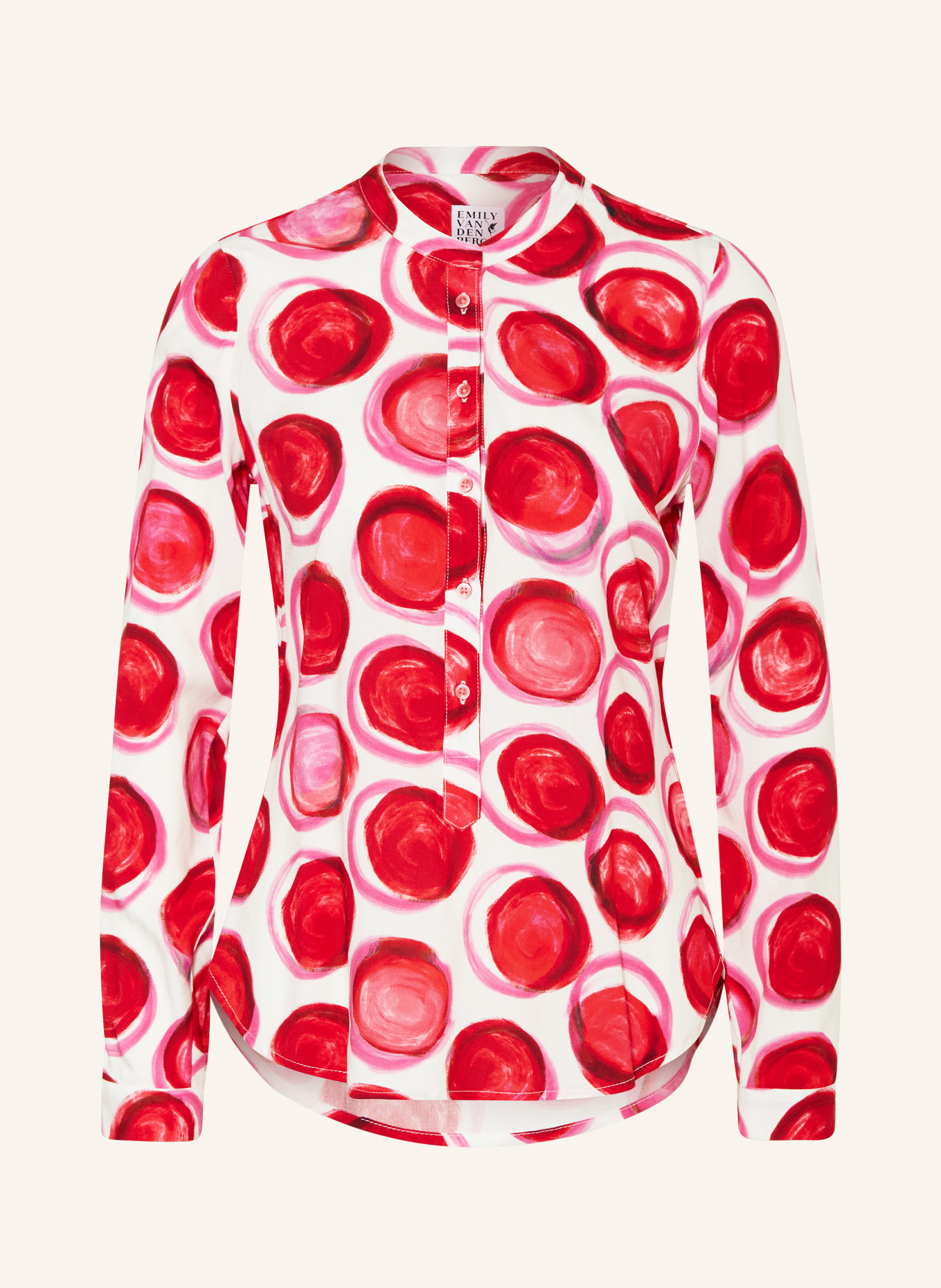 Emily VAN DEN BERGHshirt, Farbe: WEISS/ ROT/ ROSA (Bild 1)