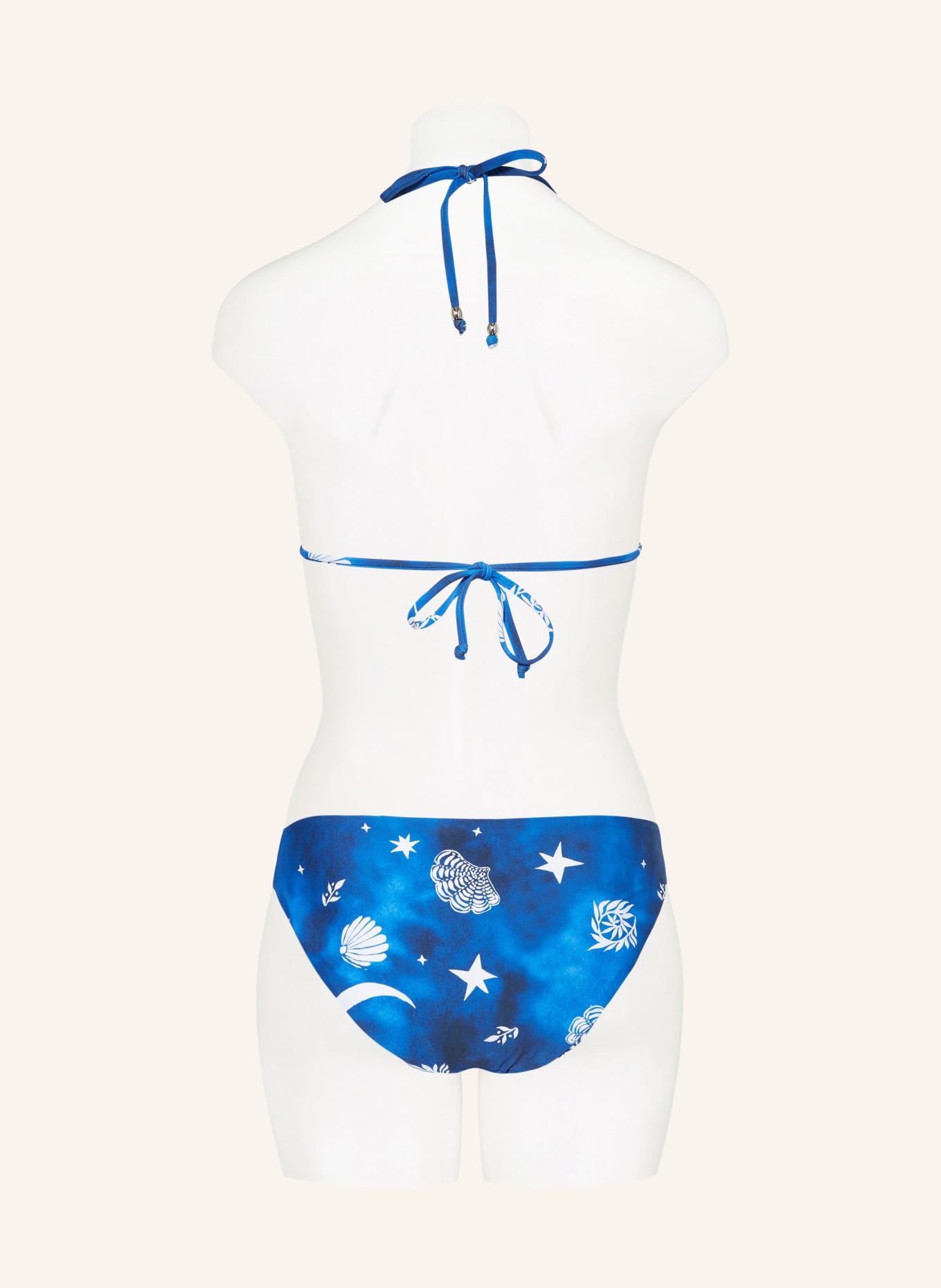 SEAFOLLY Triangle bikini top CORFU reversible: WHITE / BLUE