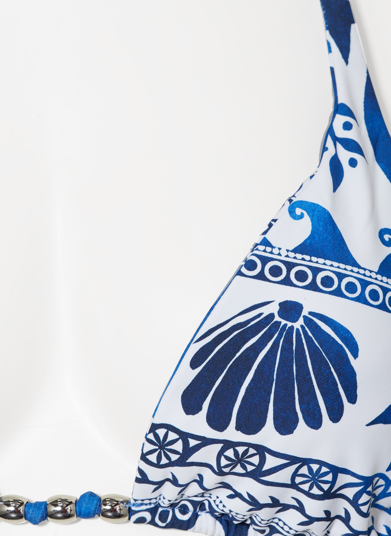 SEAFOLLY Triangle bikini top CORFU reversible: WHITE / BLUE