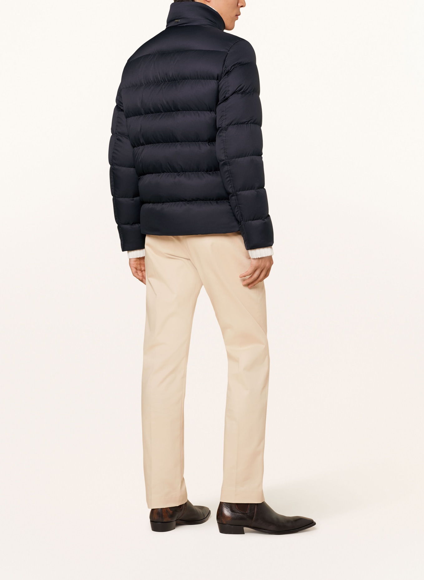 【関税＆送料込み】Herno Dark Blue Down Jacket La Giacca down-filled jacket in black - Herno | Mytheresa