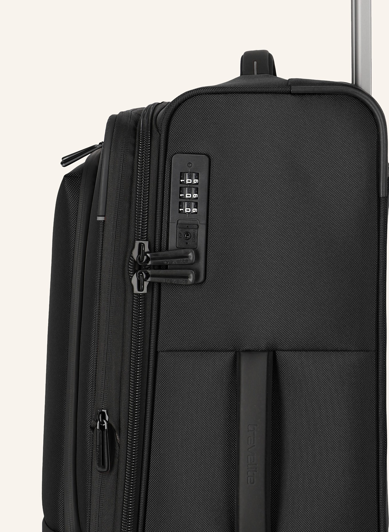 travelite Trolley CROSSLITE M: SCHWARZ