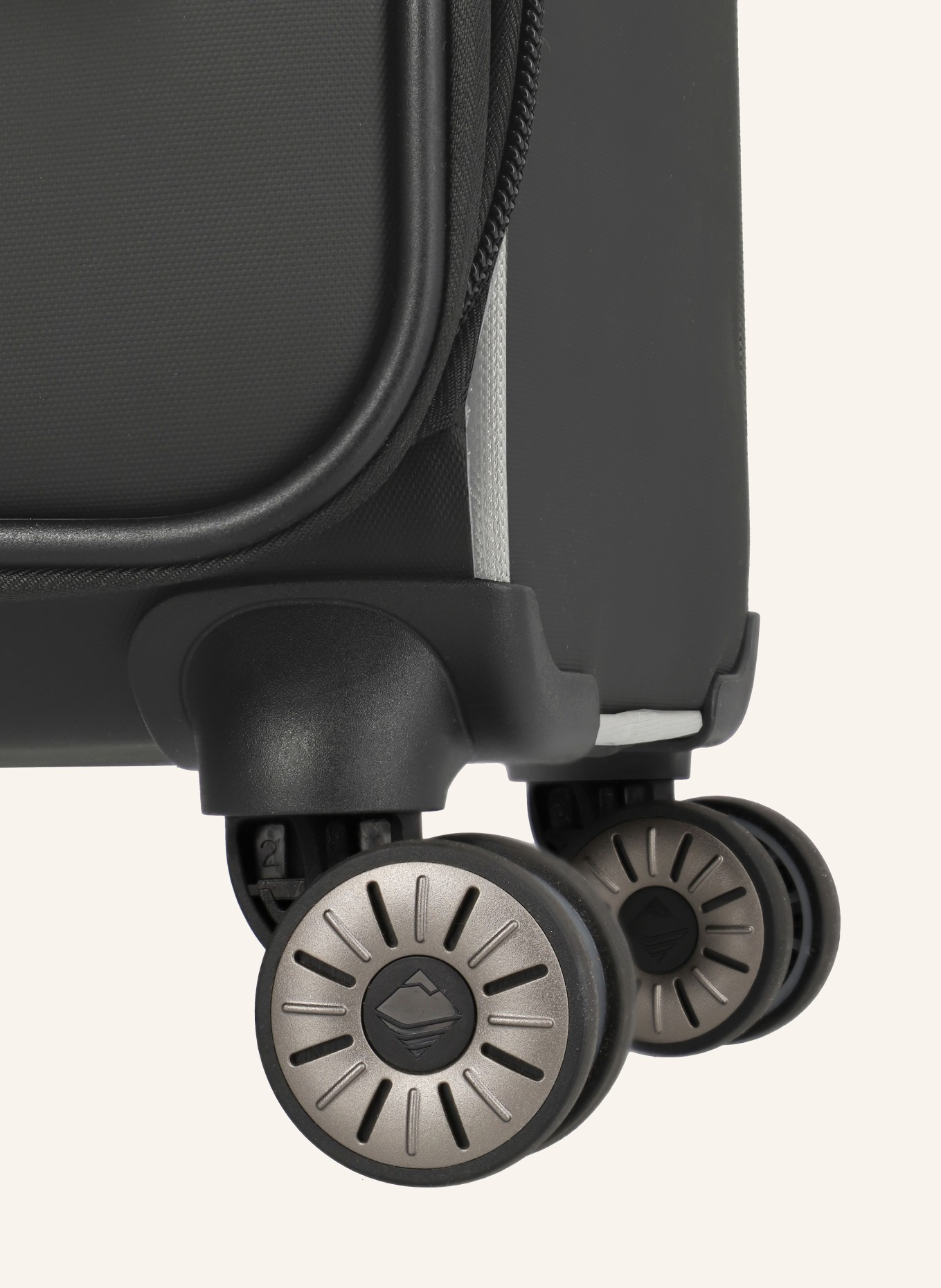 travelite Trolley CROSSLITE L: HELLGRAU / SCHWARZ