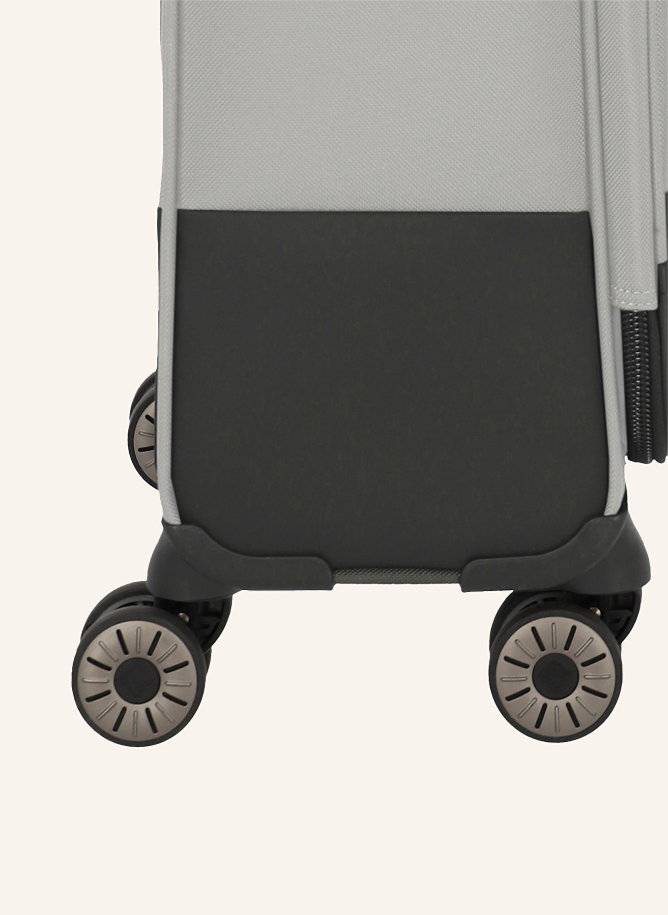 travelite Trolley CROSSLITE S: HELLGRAU / SCHWARZ