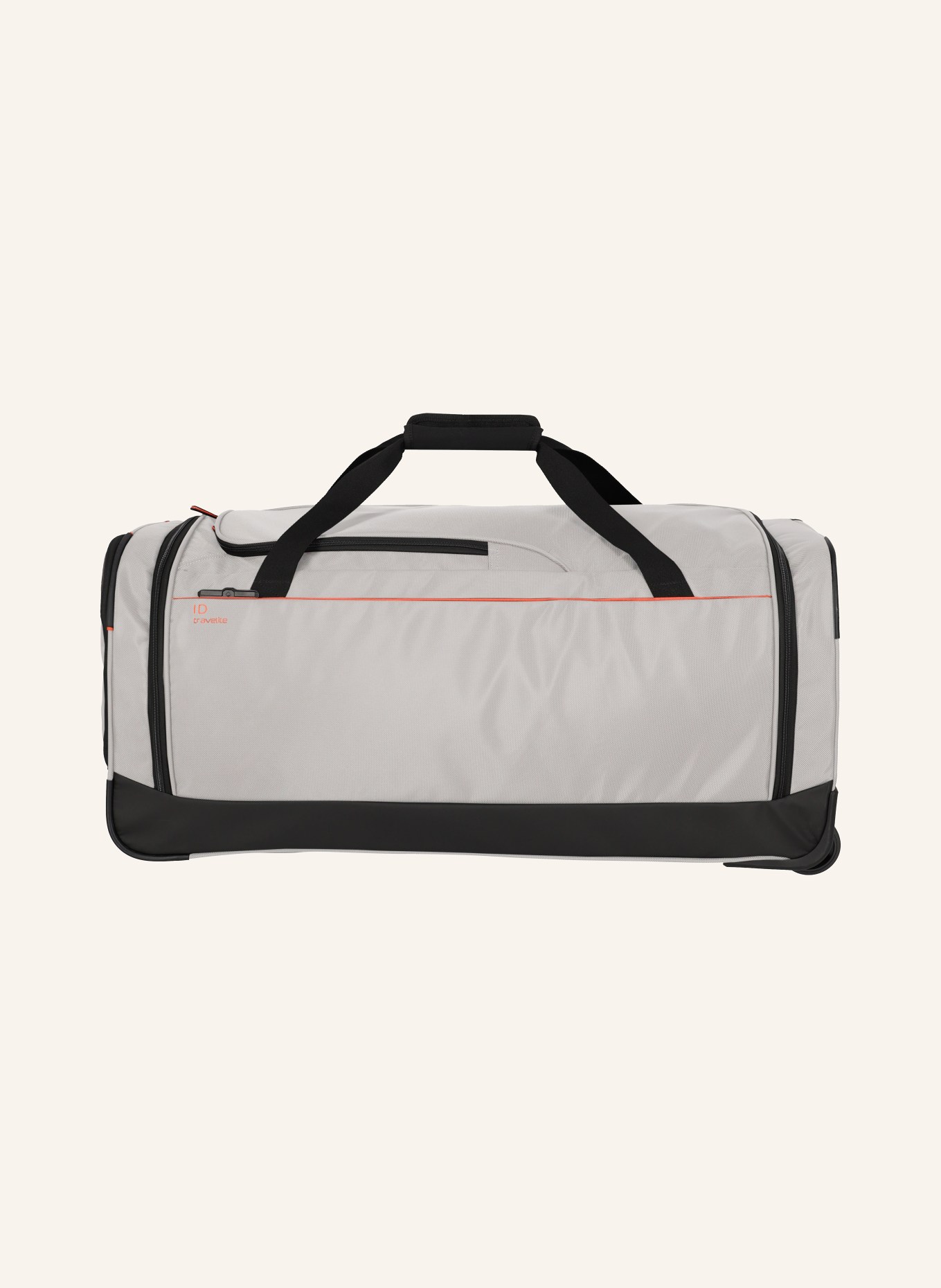 travelite Reisetasche CROSSLITE L: CREME / SCHWARZ