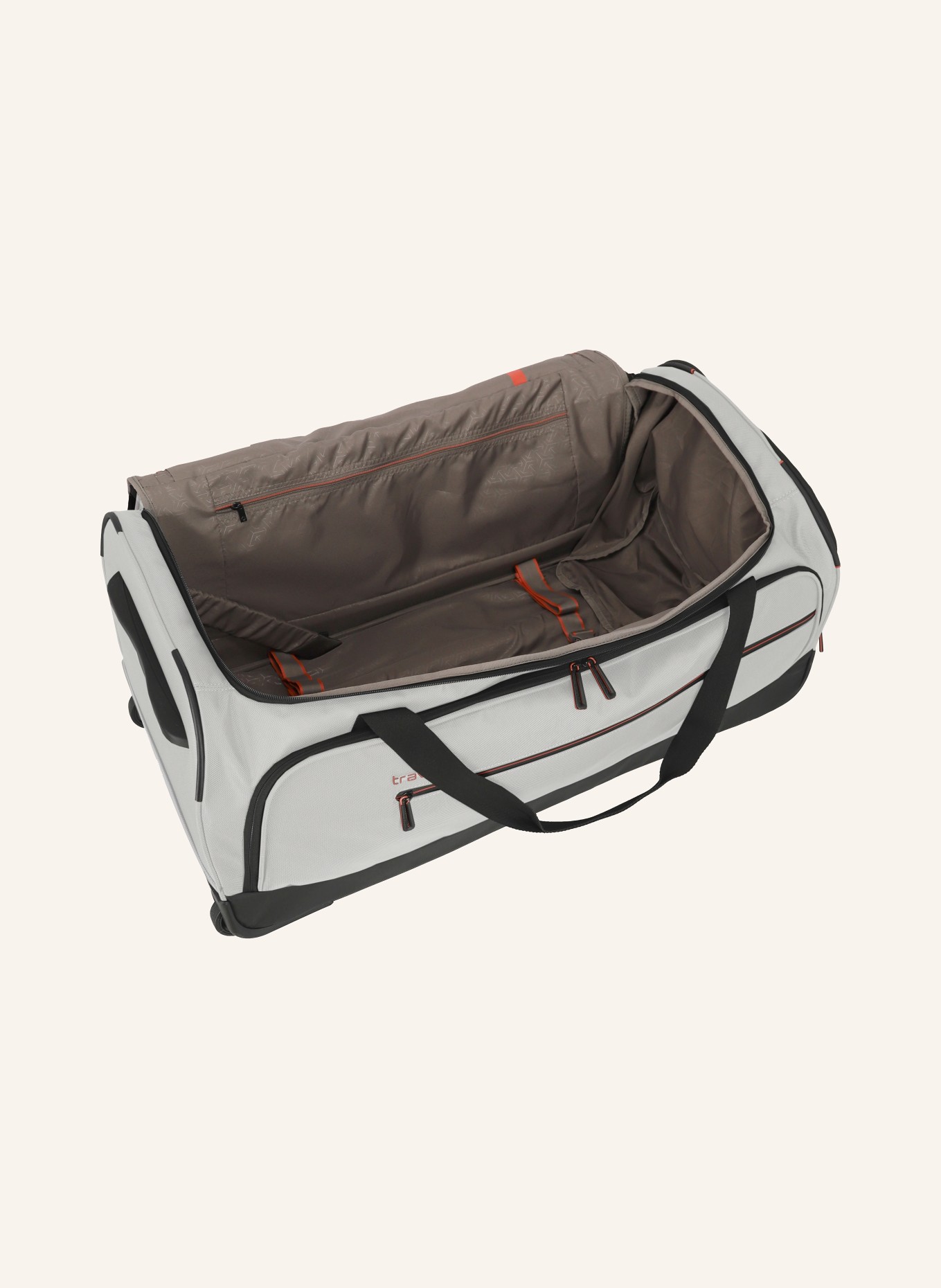 travelite Reisetasche CROSSLITE L: CREME / SCHWARZ