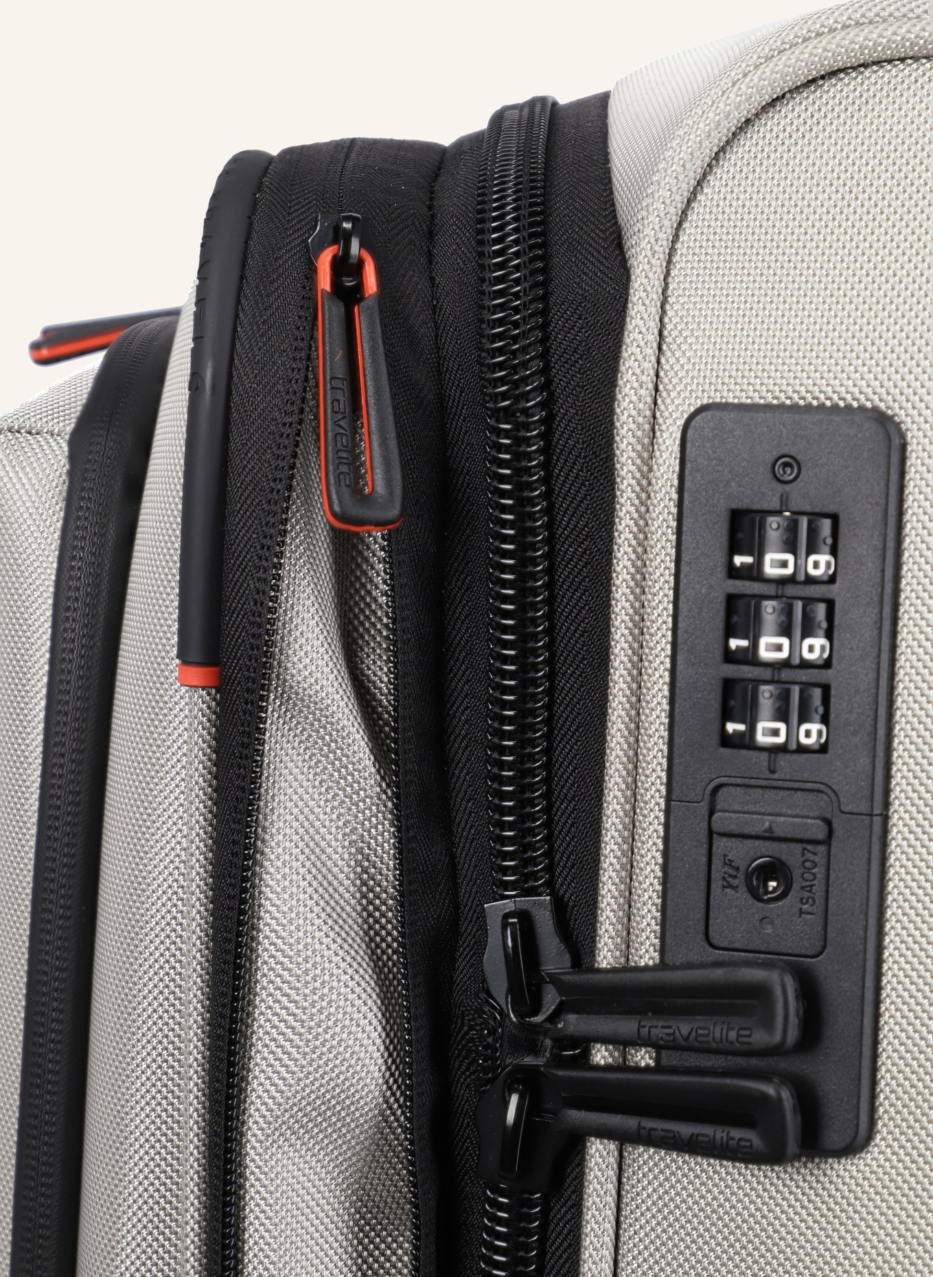 travelite Trolley CROSSLITE M: HELLGRAU / SCHWARZ