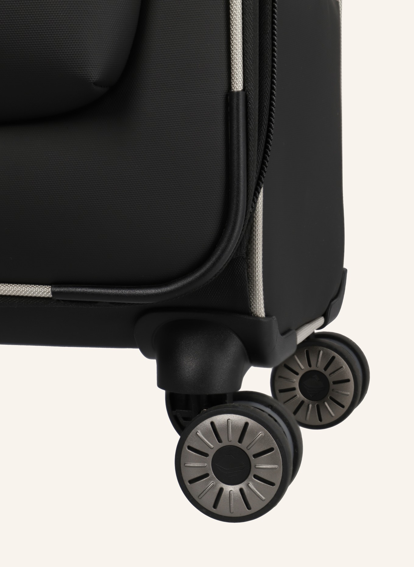 travelite Trolley CROSSLITE M: HELLGRAU / SCHWARZ