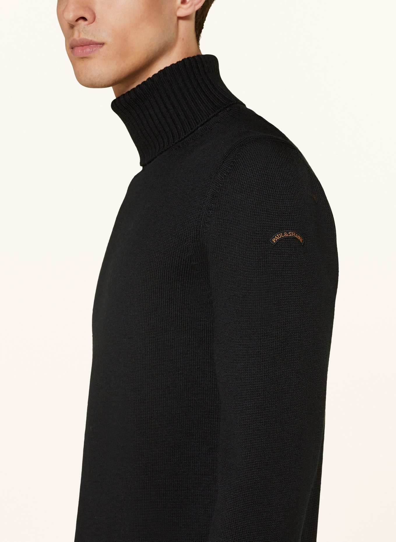 PAUL & SHARK Turtleneck sweater, Color: BLACK (Image 4)