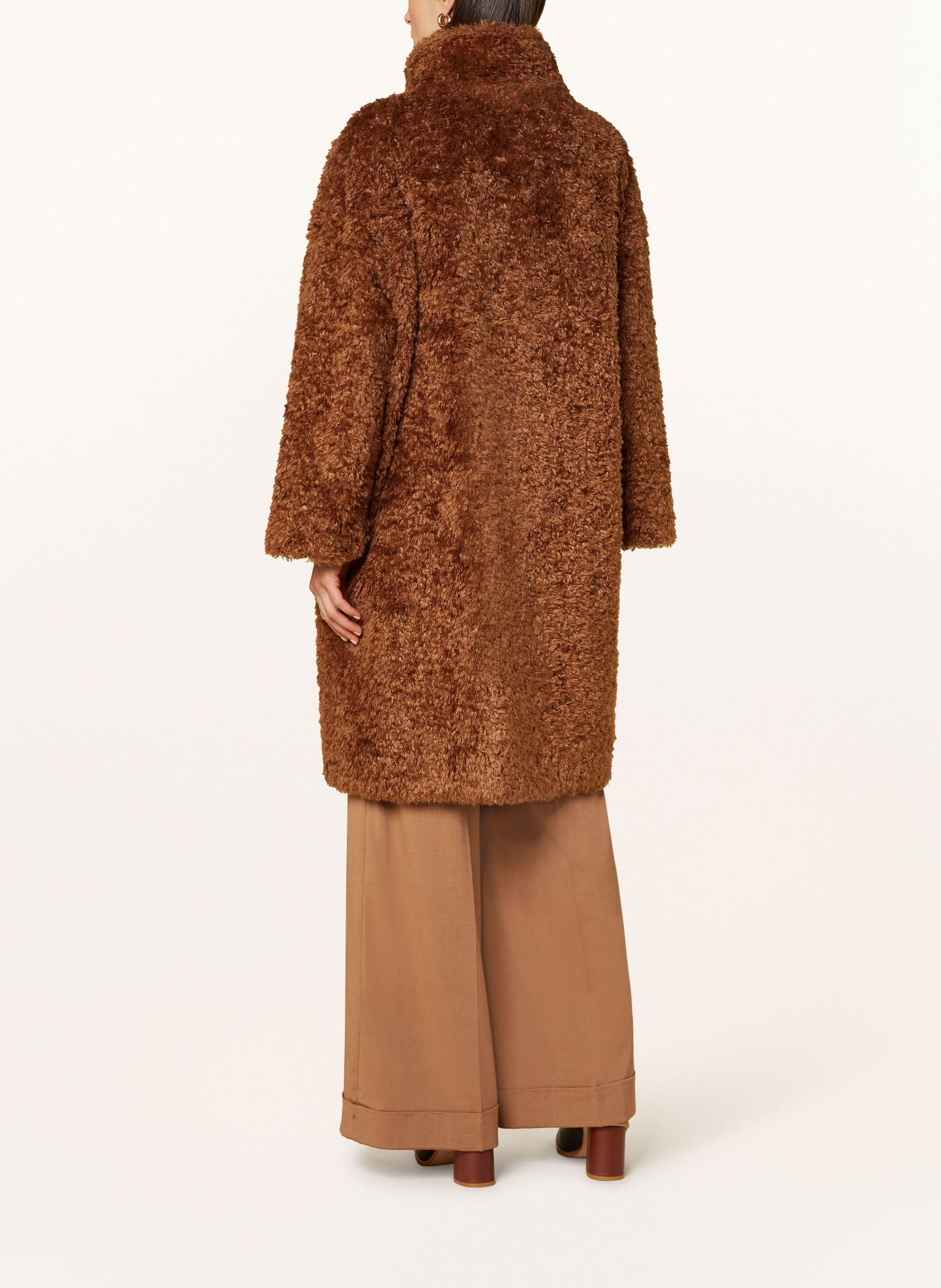 HERNO Kunstfell-Mantel CAPPOTTO: 8030 Caramello