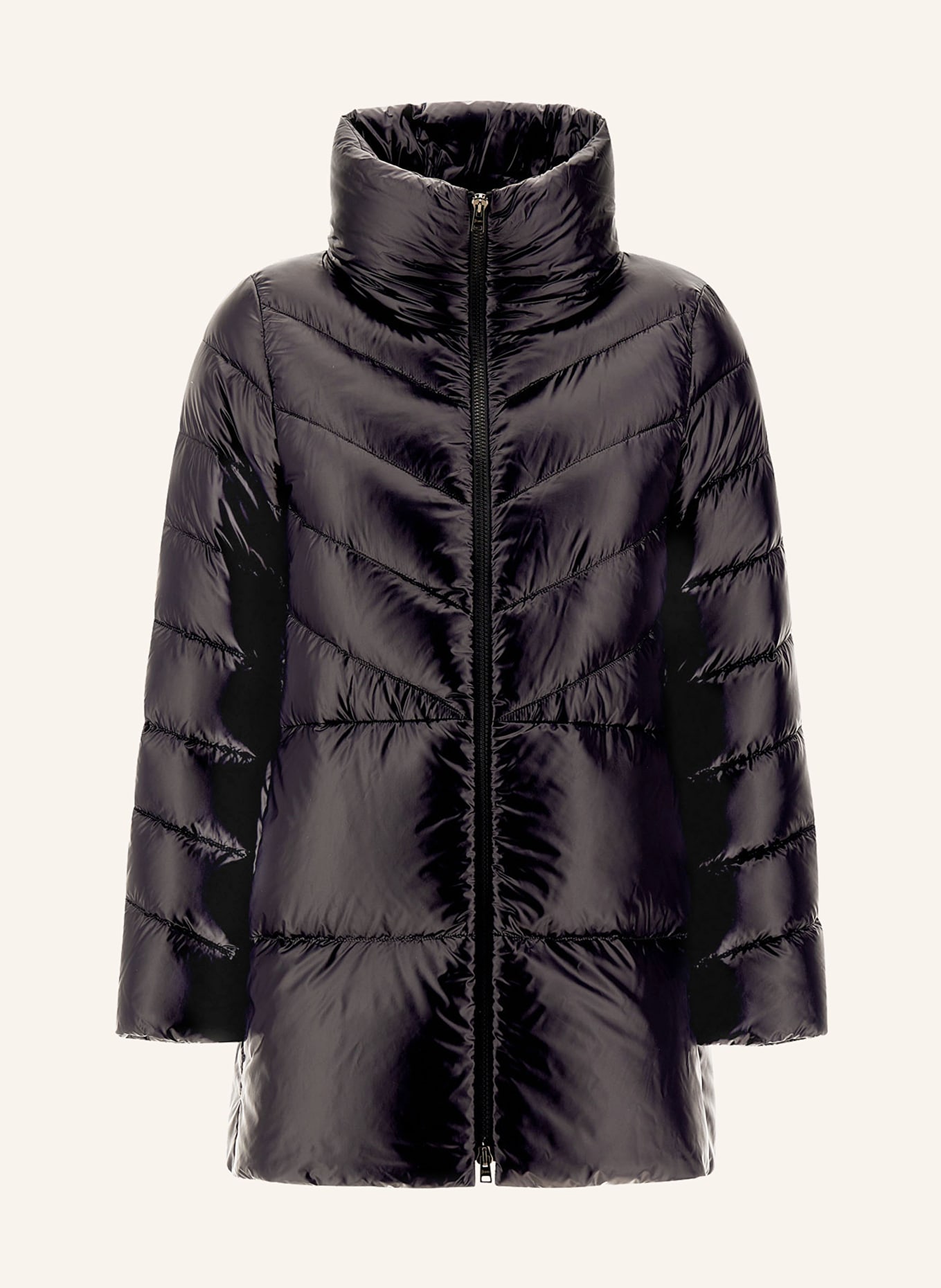 HERNO Daunenmantel PIUMINO: SCHWARZ