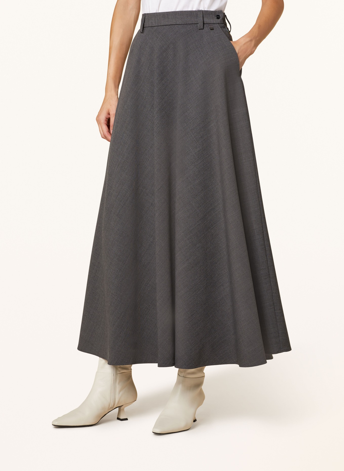 HERNO Skirt, Color: DARK GRAY (Image 4)