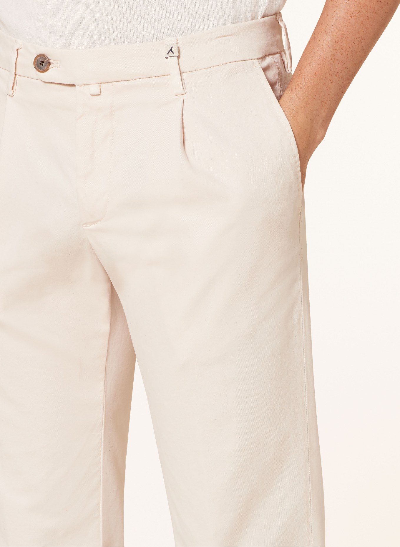 MYTHS Chino Contemporary Fit, Farbe: WEISS (Bild 5)