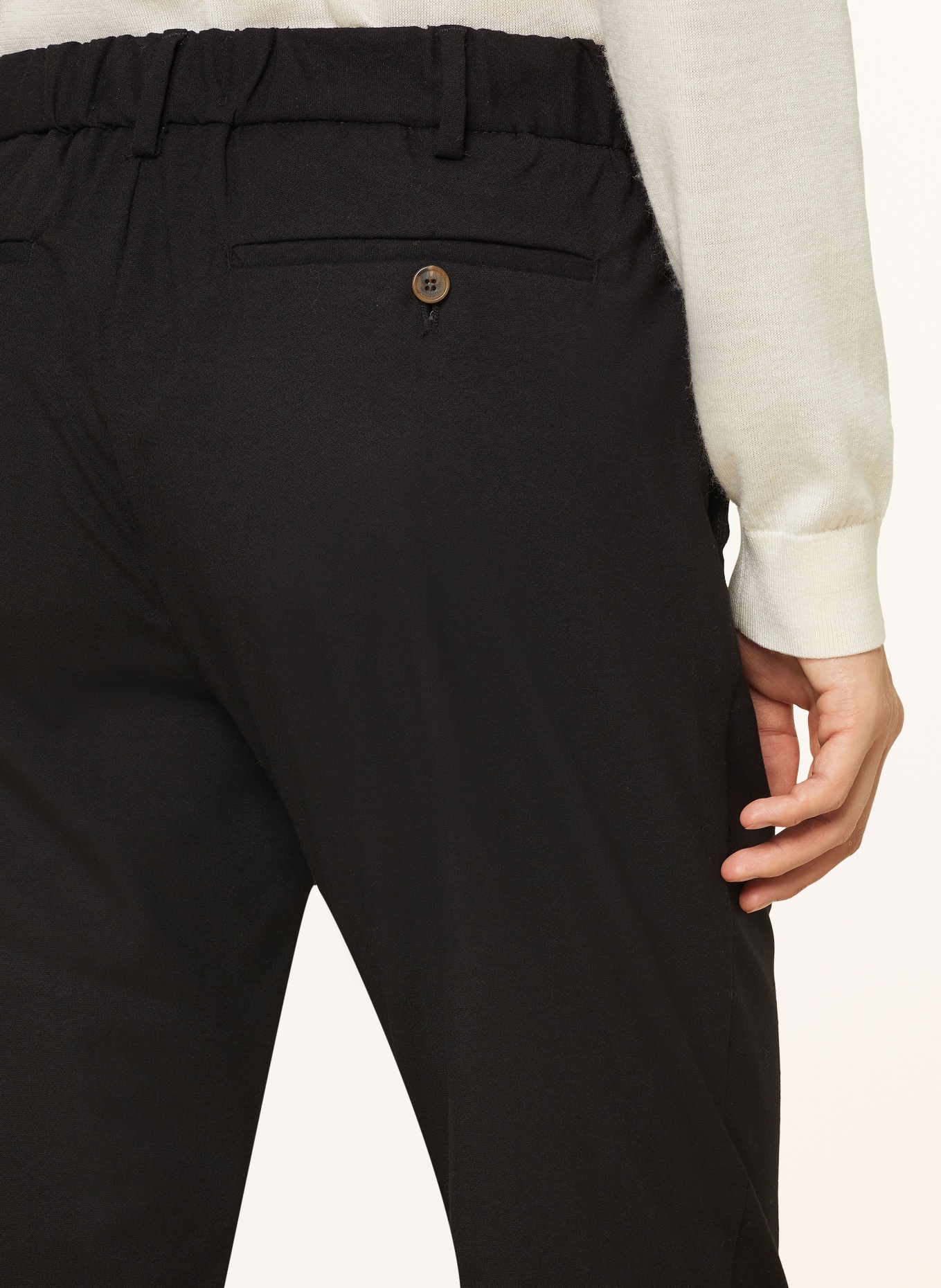 MYTHS Spodnie extra slim fit, Kolor: CZARNY (Obrazek 6)