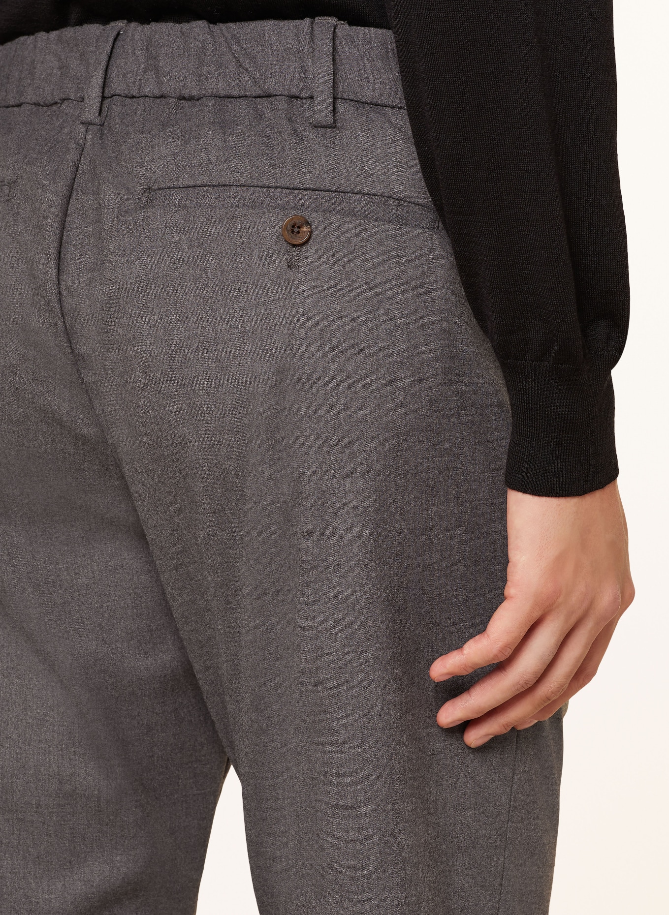 MYTHS Trousers extra slim fit, Color: GRAY (Image 6)