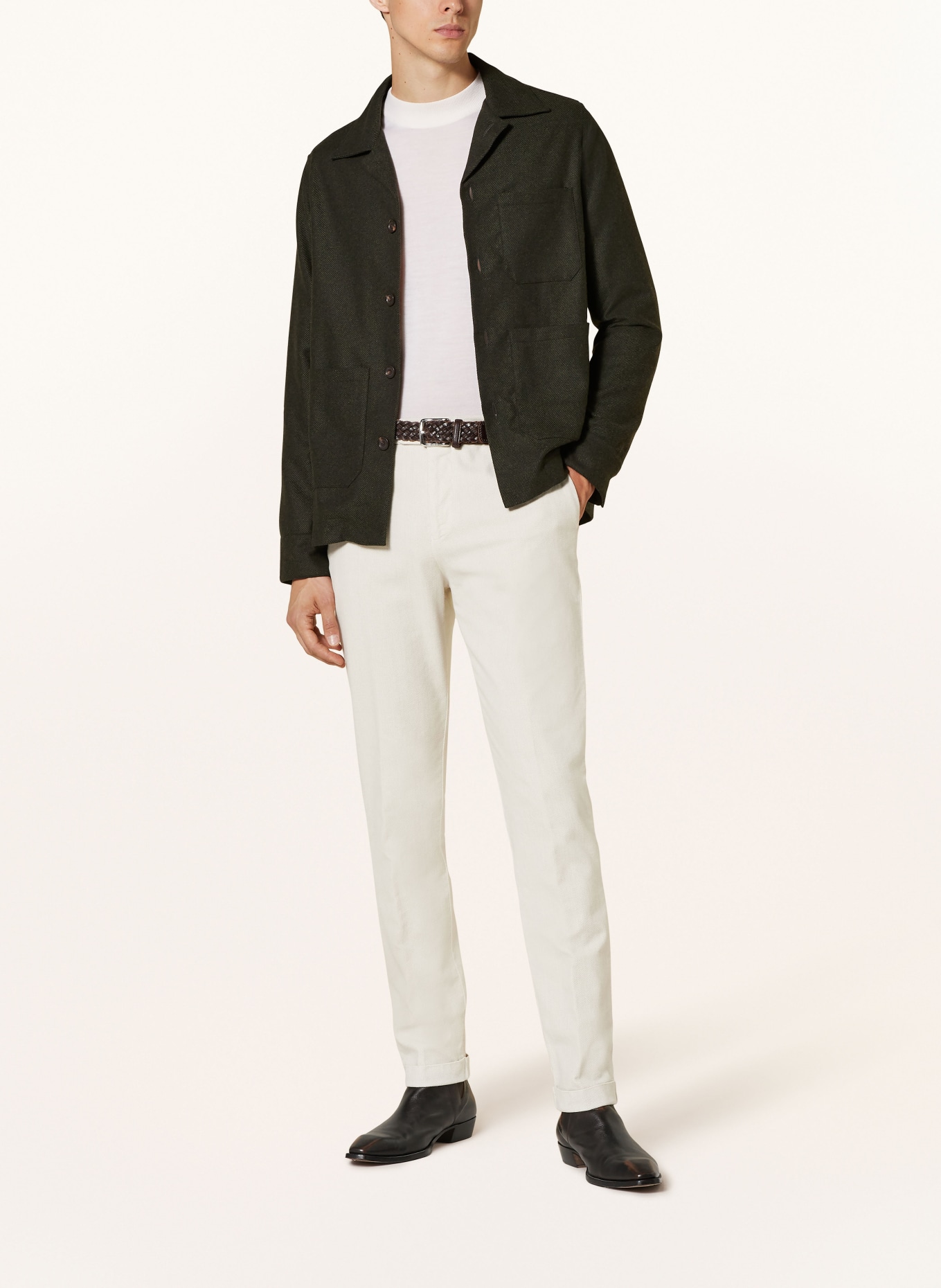 BERWICH Chinos slim fit, Color: CREAM (Image 2)