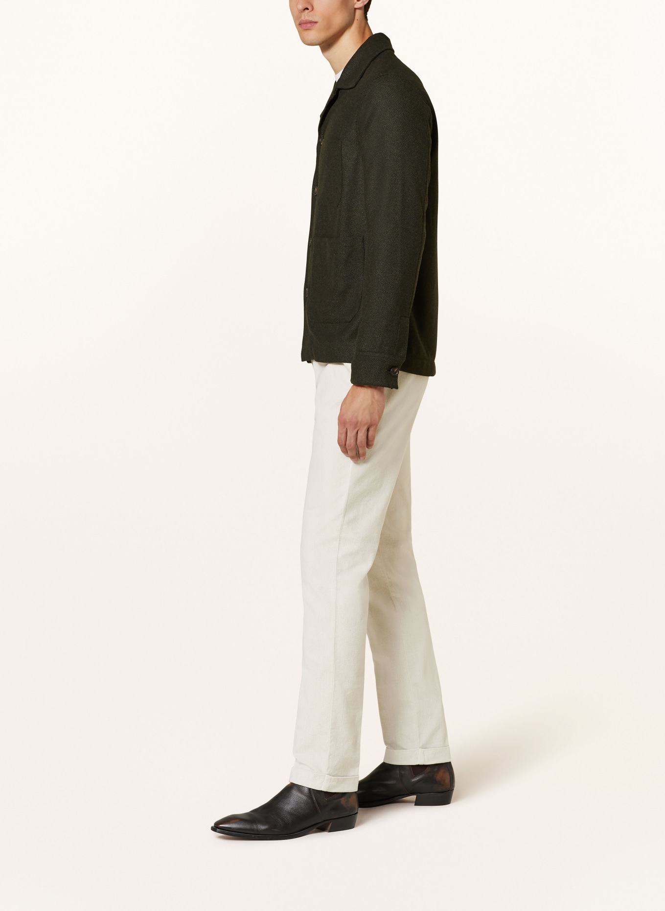 BERWICH Chinos slim fit, Color: CREAM (Image 4)