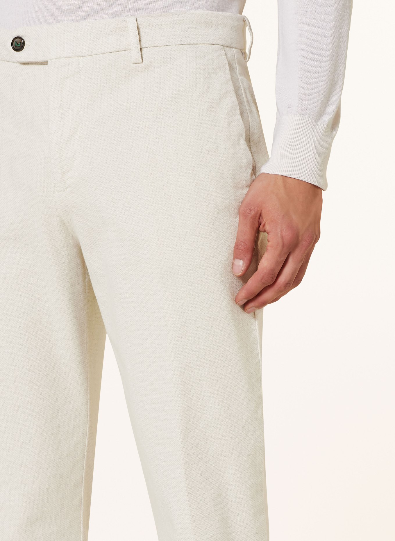 BERWICH Chinos slim fit, Color: CREAM (Image 5)