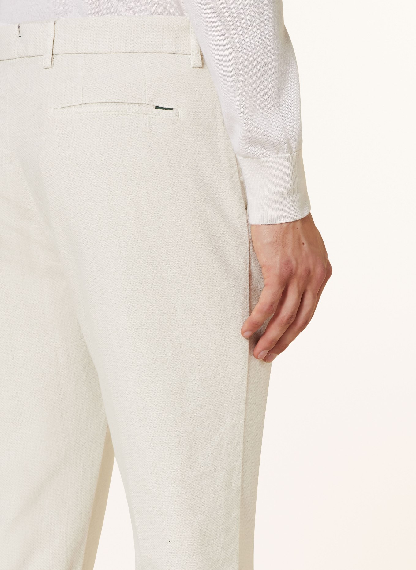 BERWICH Chino Slim Fit, Farbe: CREME (Bild 6)