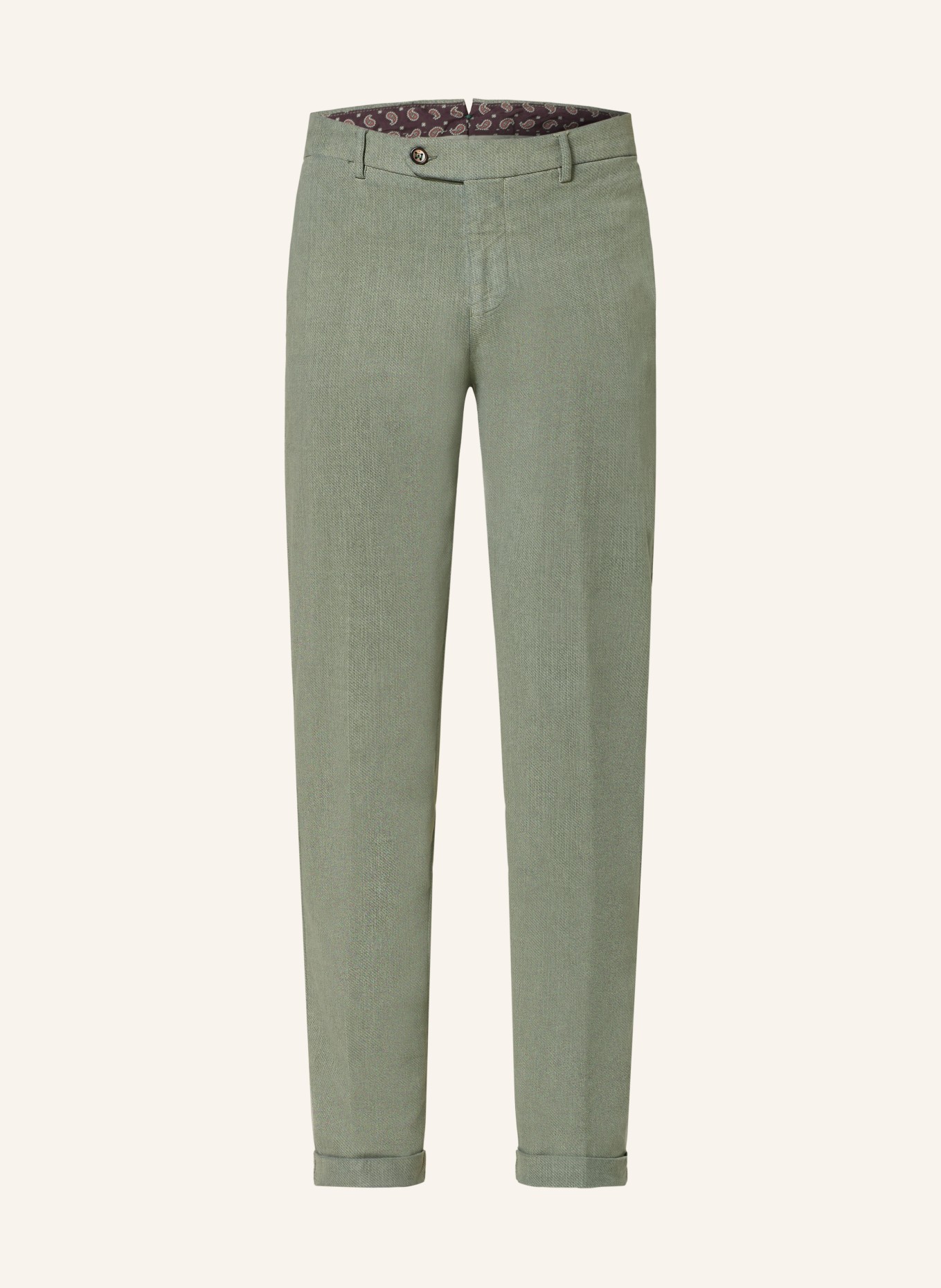 BERWICH Chinos slim fit, Color: LIGHT GREEN (Image 1)