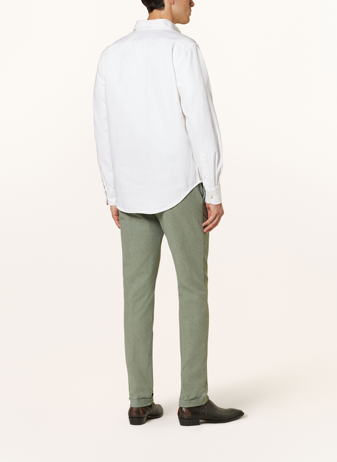 BERWICH Chinos slim fit, Color: LIGHT GREEN (Image 3)