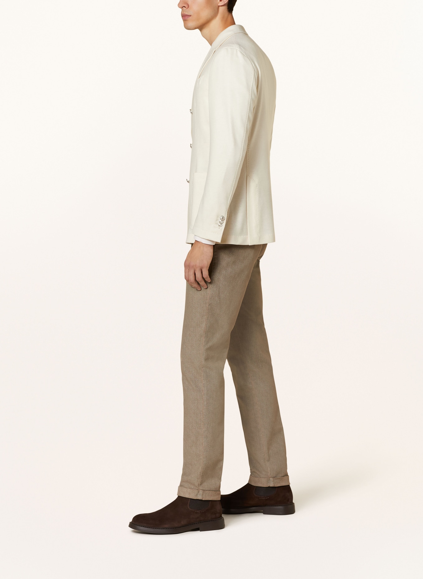 BERWICH Chinos extra slim fit, Color: LIGHT BROWN (Image 4)