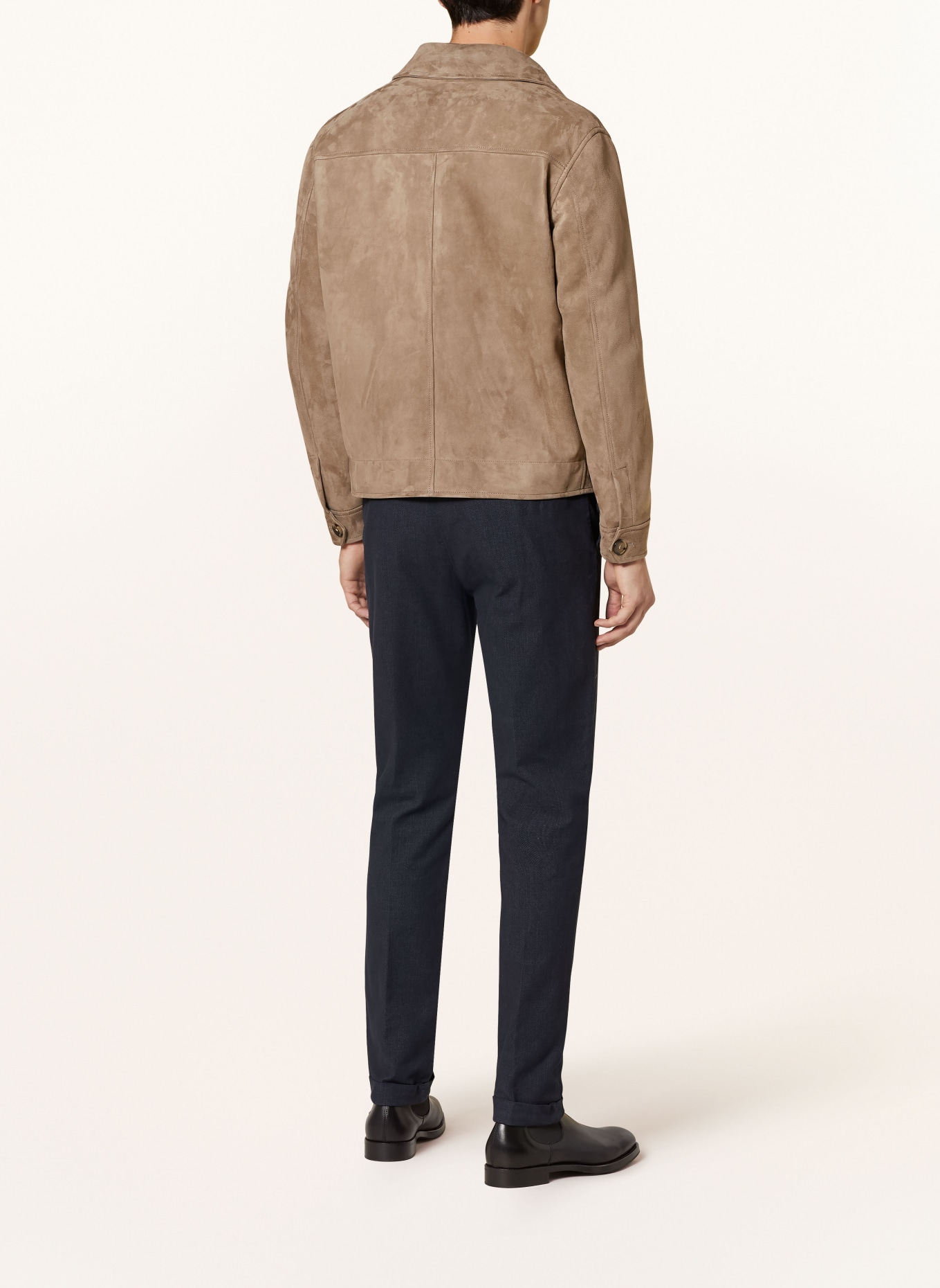 BERWICH Chino Extra Slim Fit: DUNKELBLAU