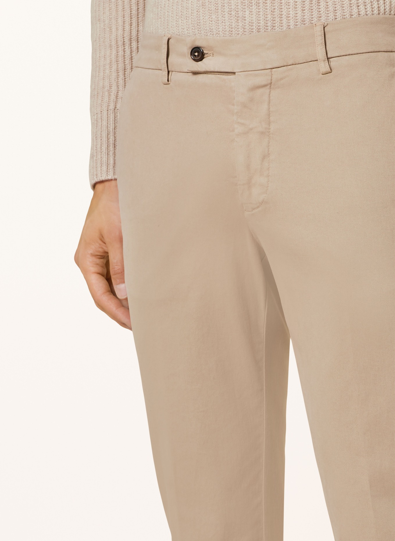 BERWICH Chino Extra Slim Fit, Farbe: BEIGE (Bild 5)