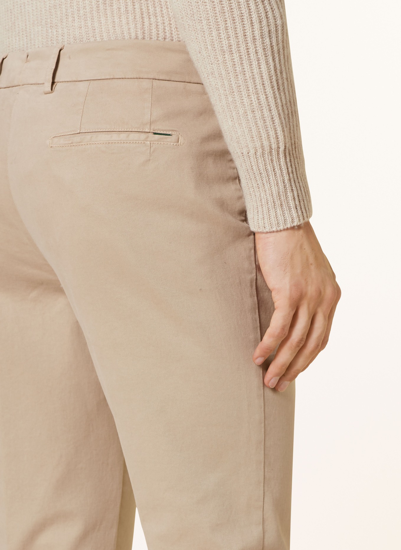 BERWICH Chino Extra Slim Fit, Farbe: BEIGE (Bild 6)