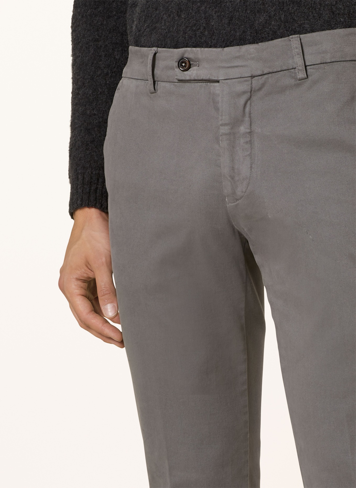 BERWICH Chino Extra Slim Fit, Farbe: GRAU (Bild 5)