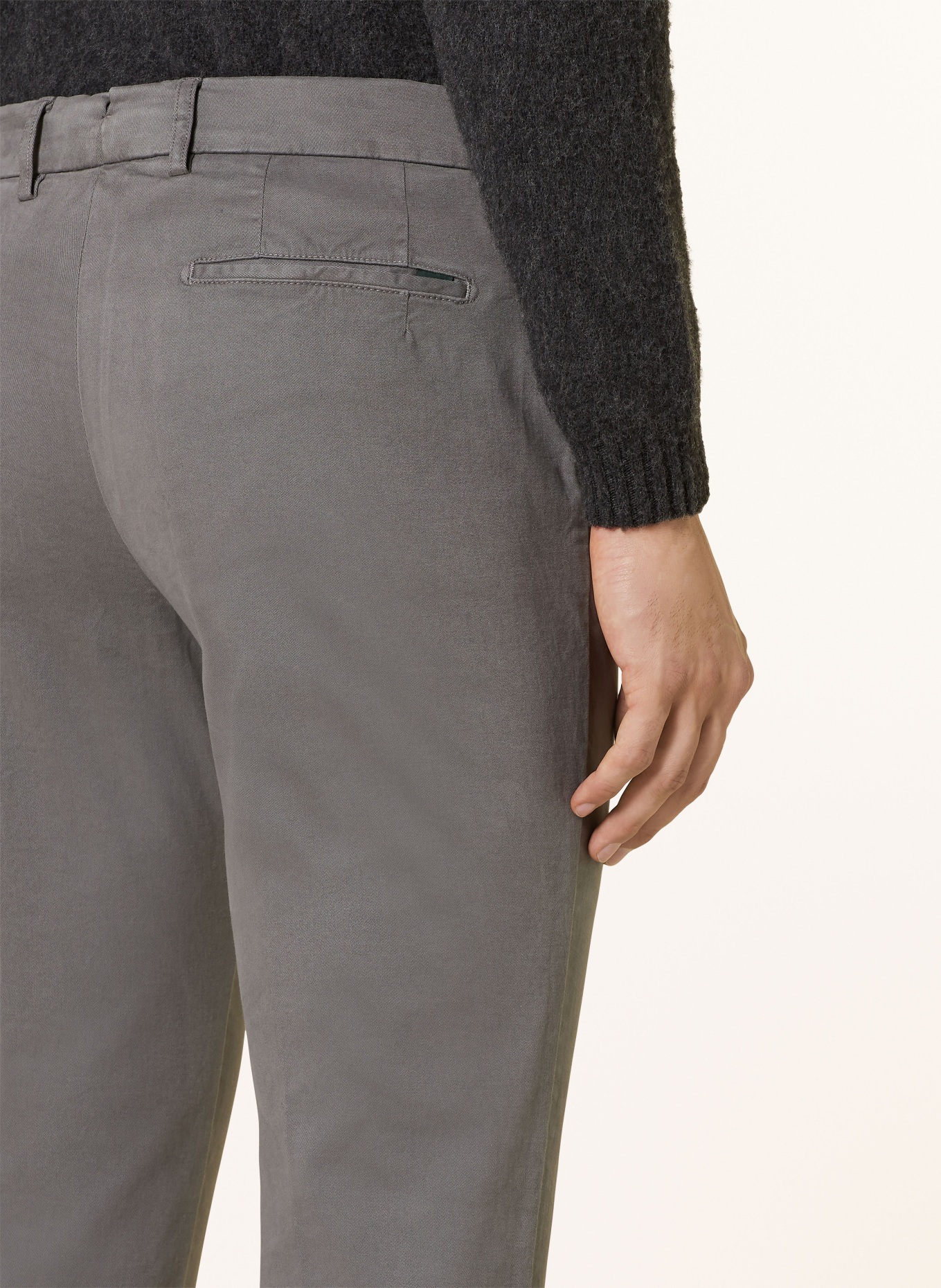 BERWICH Chinos extra slim fit, Color: GRAY (Image 6)