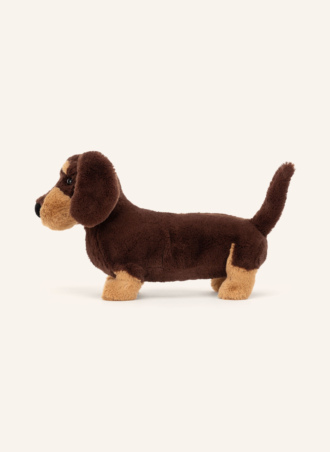 Jellycat Hund-Kuscheltier OTTO SAUSAGE DOG, Farbe: HELLBRAUN/ BRAUN (Bild 3)