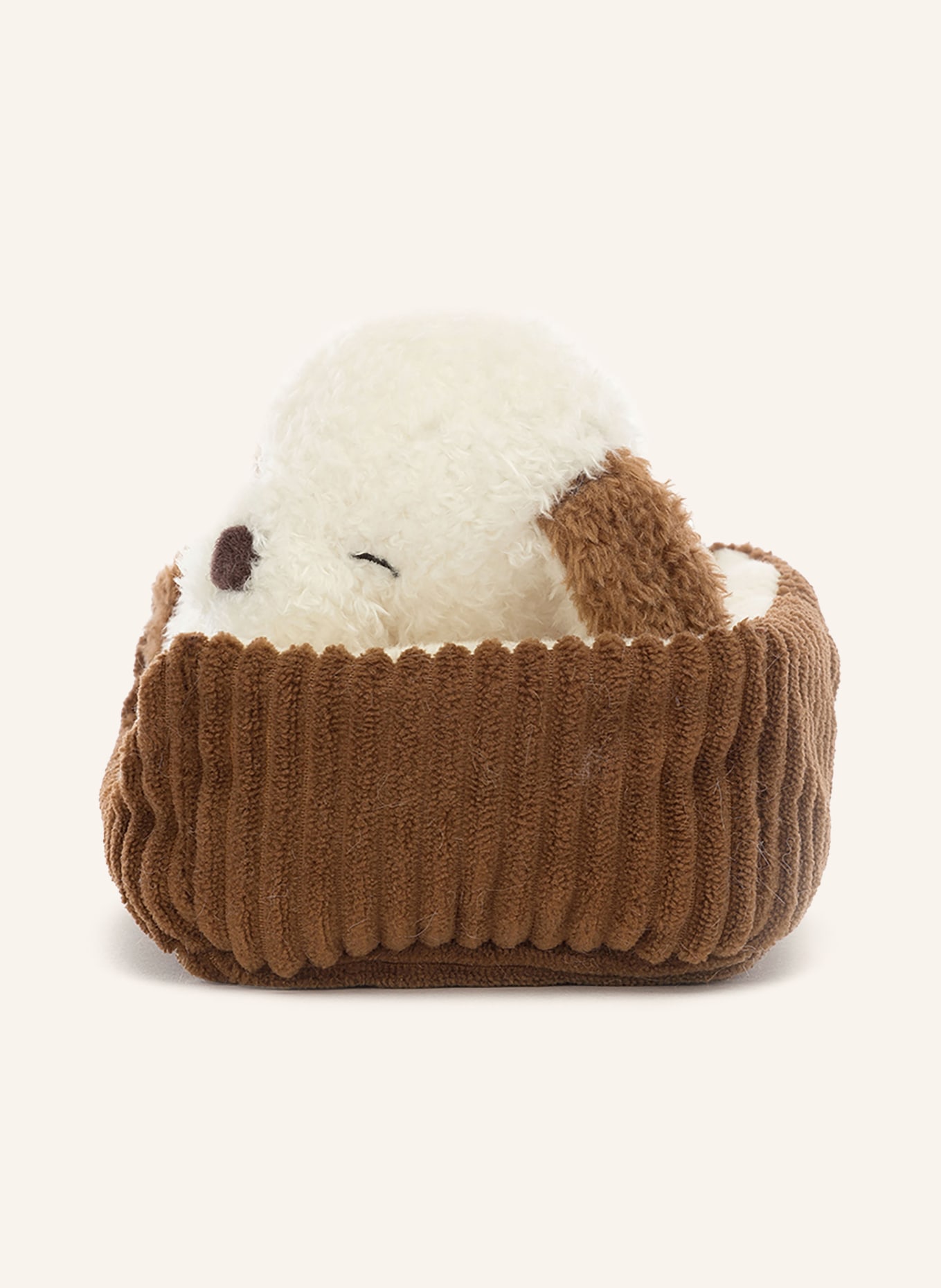 Jellycat Hund-Kuscheltier NAPPING NIPPER, Farbe: ECRU/ BRAUN (Bild 3)