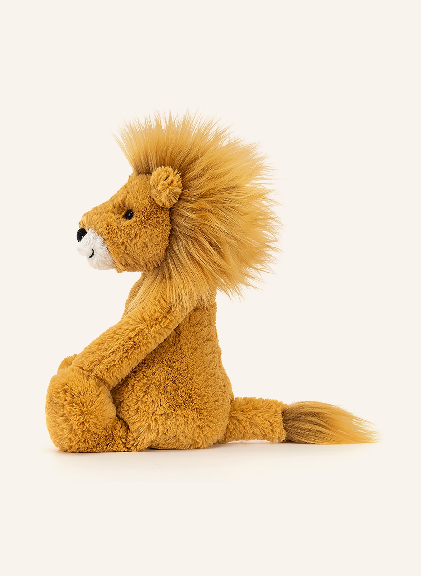 Jellycat Maskotka pluszowa lew BASHFUL LION MEDIUM, Kolor: CIEMNOŻÓŁTY (Obrazek 3)