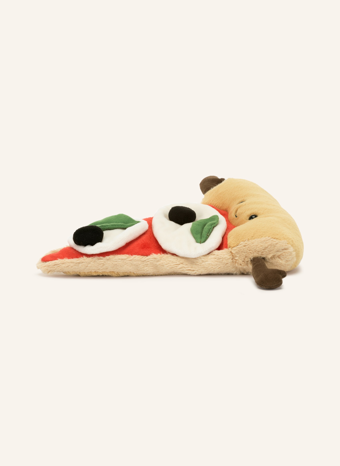 Jellycat Plüsch-Spielzeug AMUSEABLES SLICE OF PIZZA, Farbe: BEIGE/ ROT/ WEISS (Bild 3)