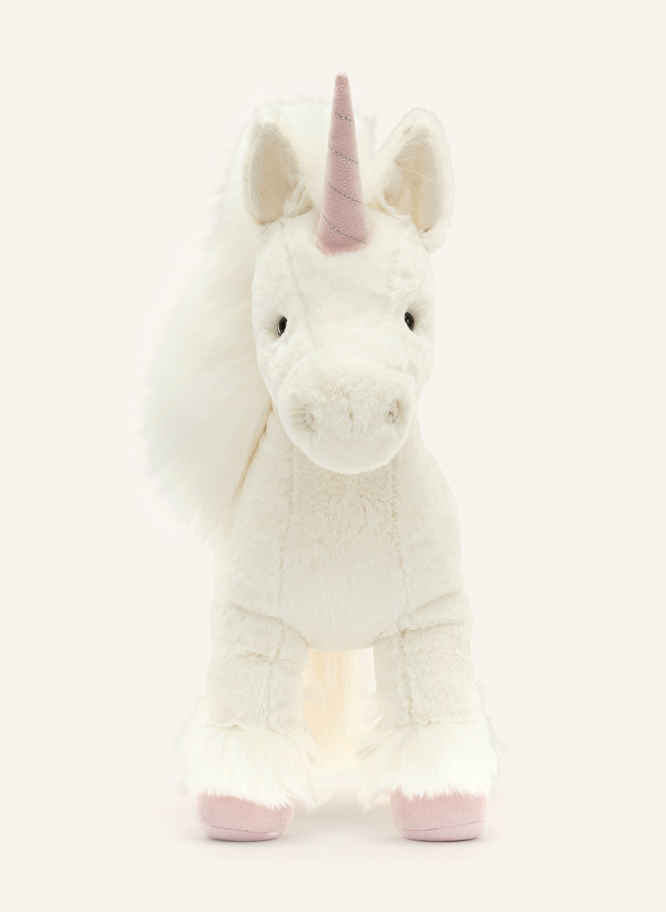 Jellycat Pluszowa zabawka jednorożec ISADORA: BIAŁY/ RÓŻOWY