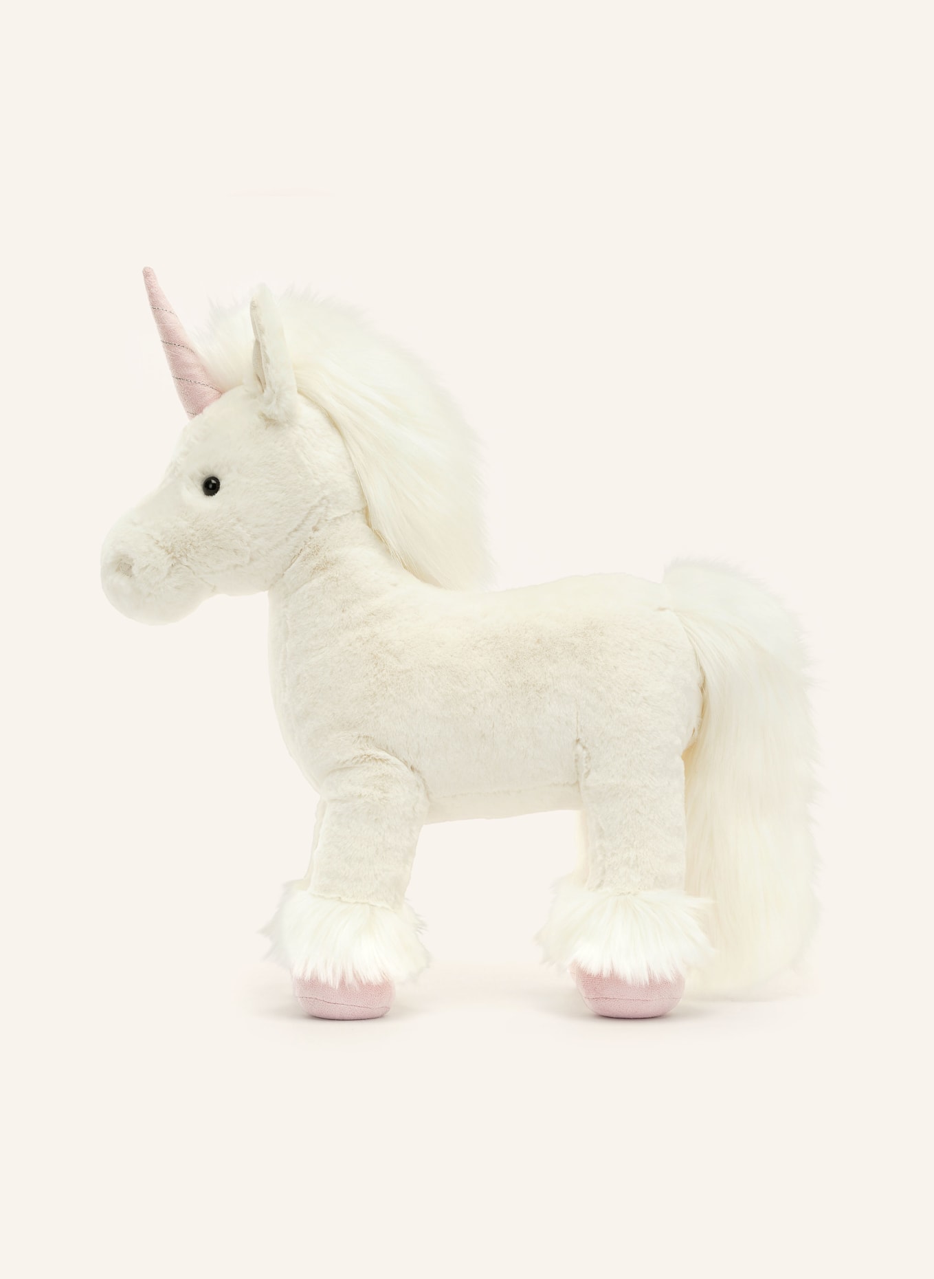 Jellycat Pluszowa zabawka jednorożec ISADORA: BIAŁY/ RÓŻOWY