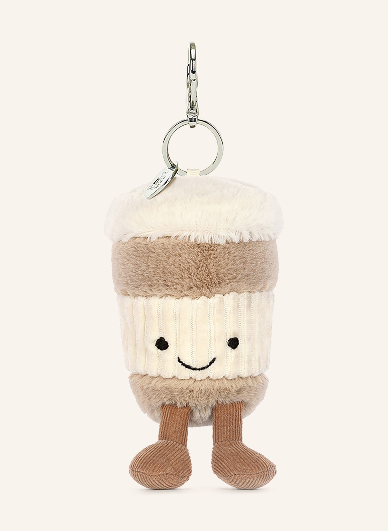 Jellycat Schlüssel- und Taschenanhänger AMUSEABLES COFFEE-TO-GO, Farbe: BEIGE/ ECRU (Bild 1)