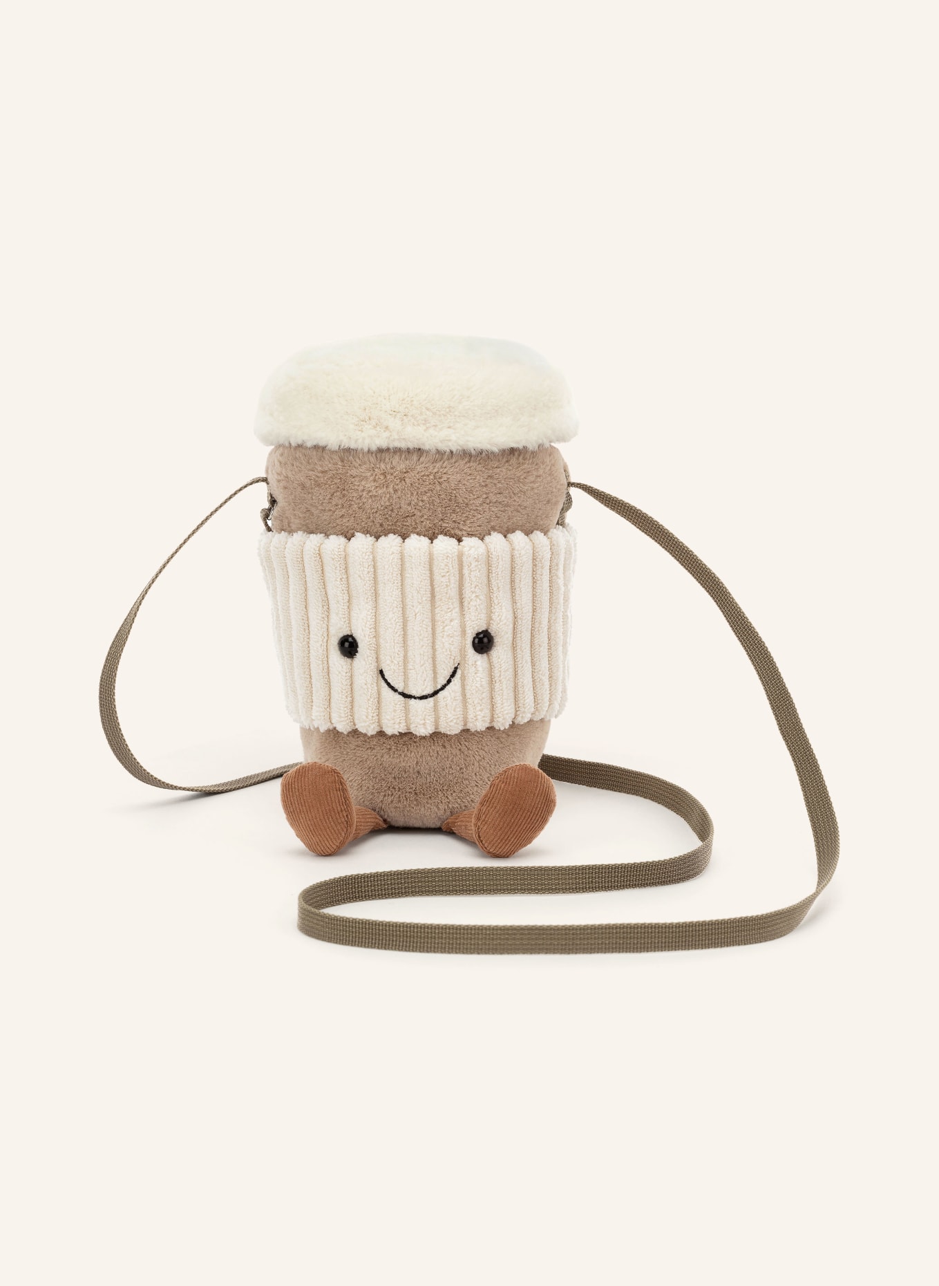 Jellycat Umhängetasche AMUSEABLES COFFEE-TO-GO: BEIGE/ CREME/ HELLBRAUN