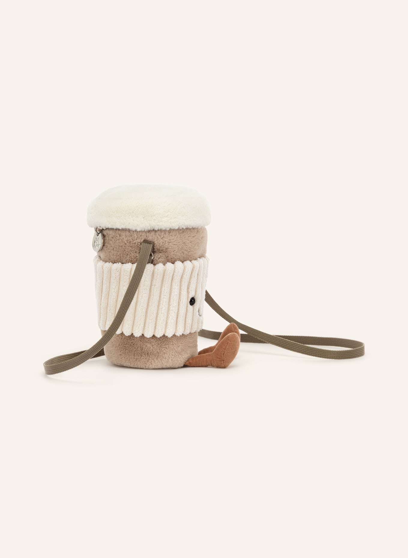Jellycat Umhängetasche AMUSEABLES COFFEE-TO-GO: BEIGE/ CREME/ HELLBRAUN