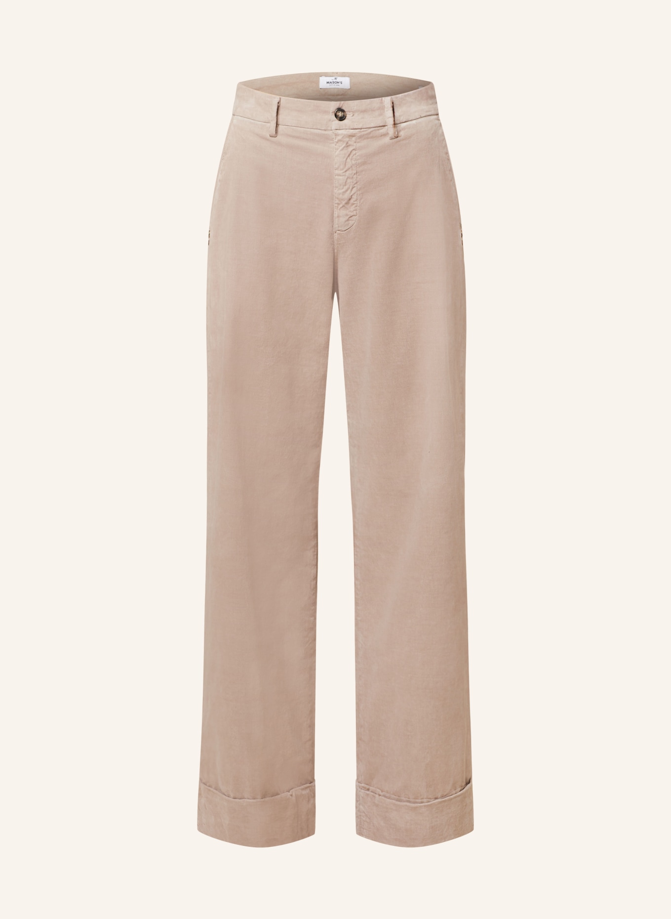 MASON'S Wide leg trousers NEW YORK, Color: BEIGE (Image 1)