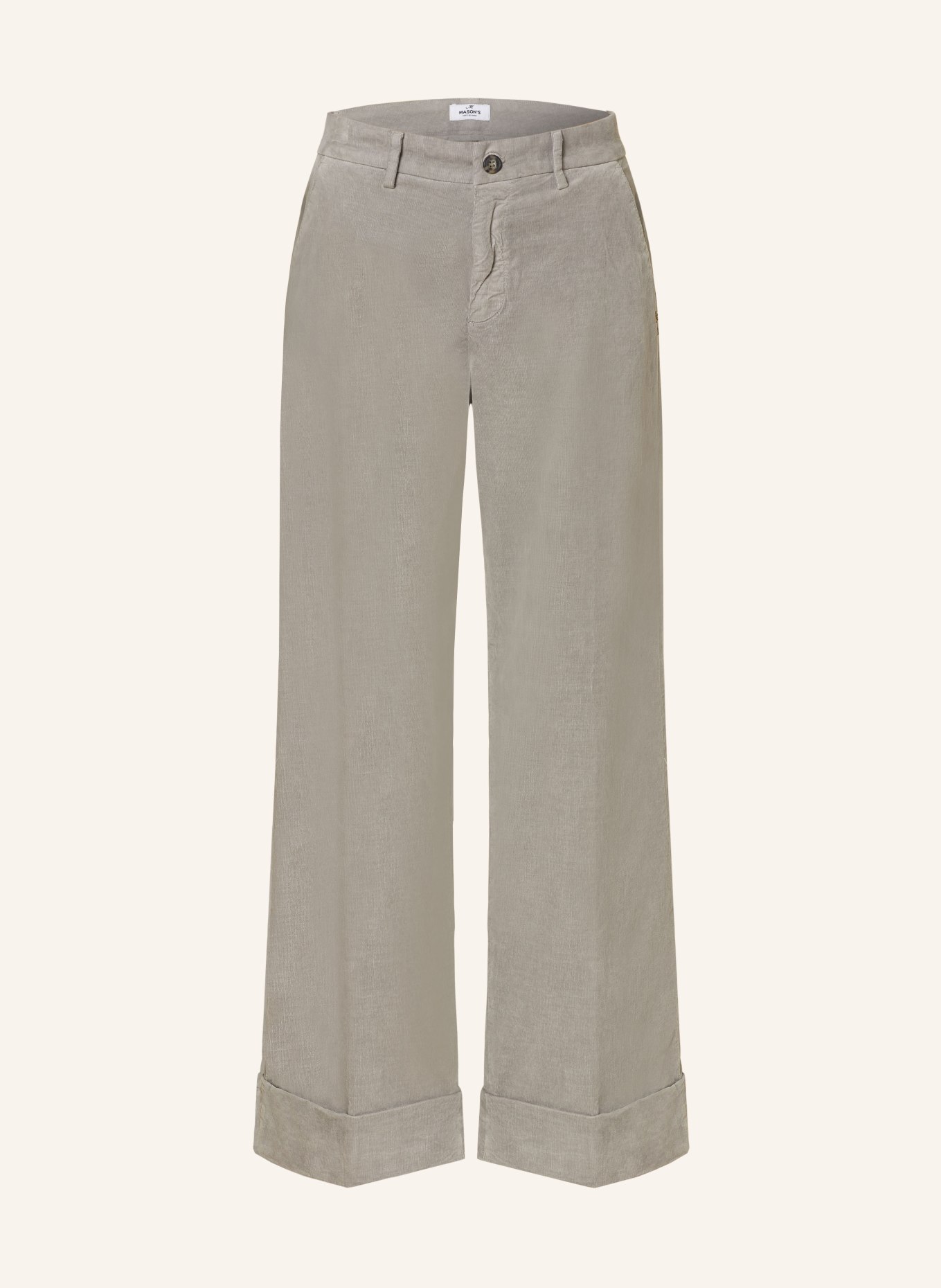 MASON'S Wide leg trousers NEW YORK, Color: GRAY (Image 1)