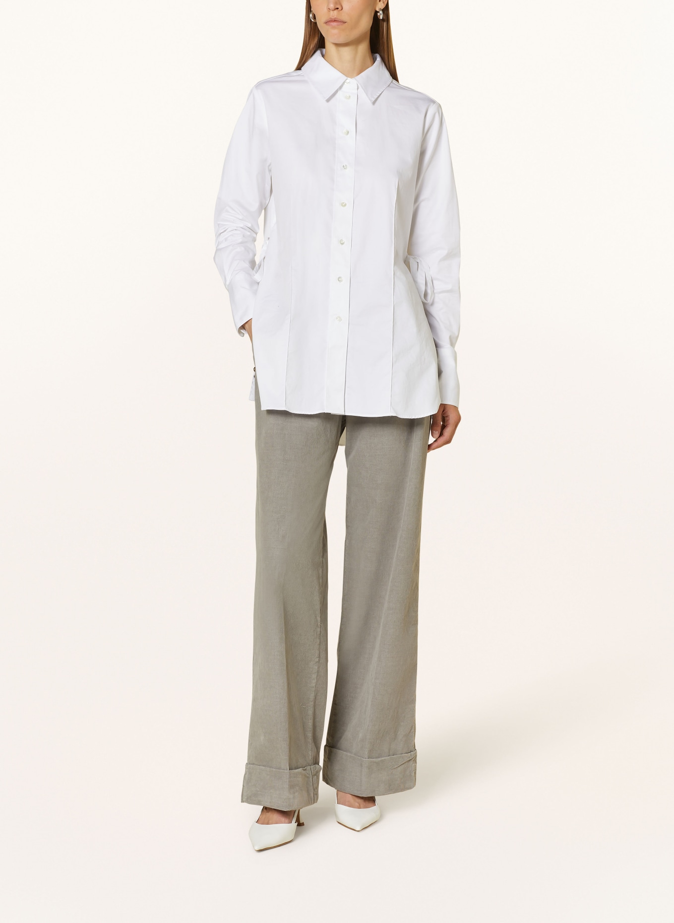 MASON'S Wide leg trousers NEW YORK, Color: GRAY (Image 2)