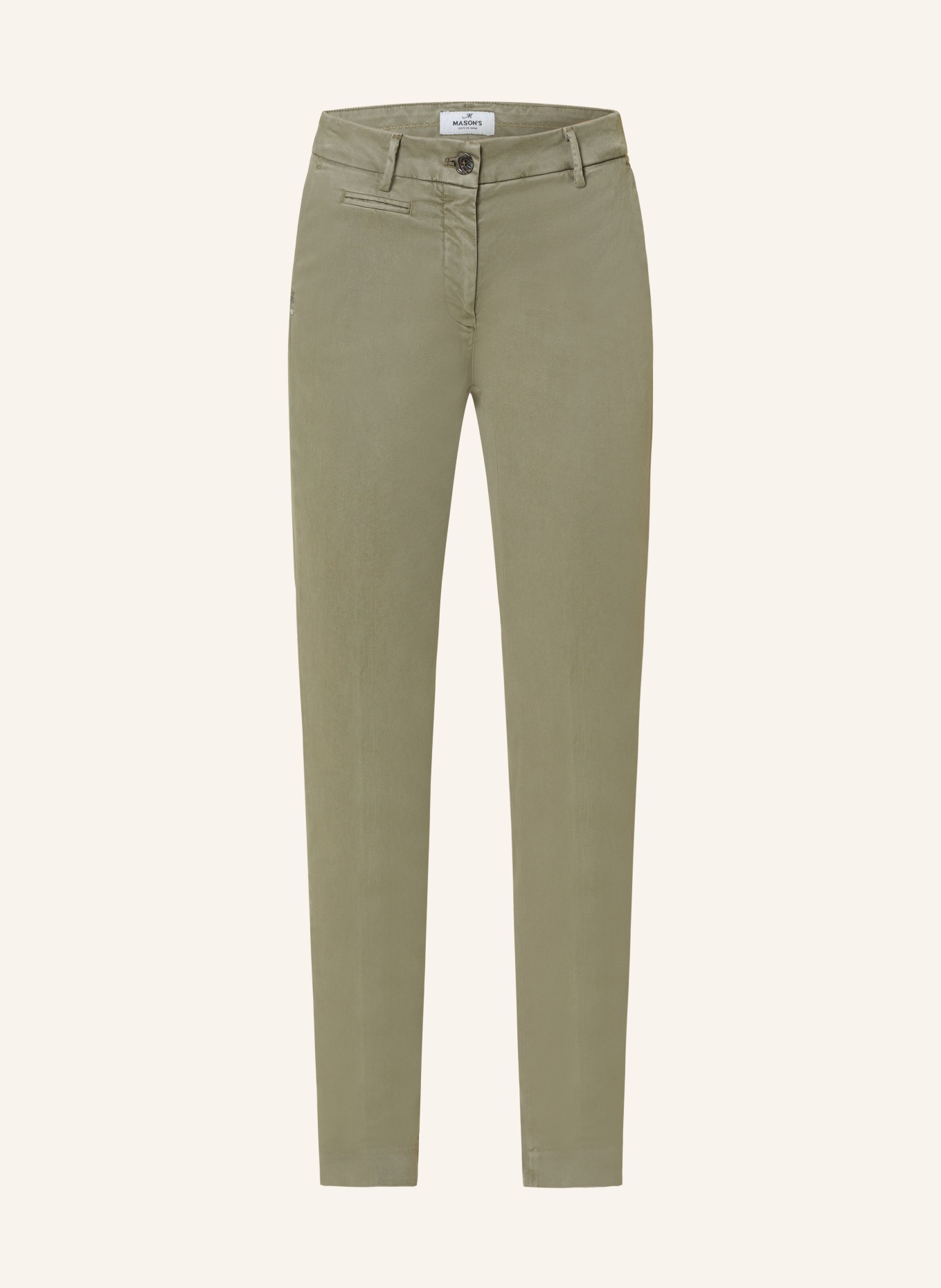 MASON'S Chinos NEW YORK, Color: OLIVE (Image 1)