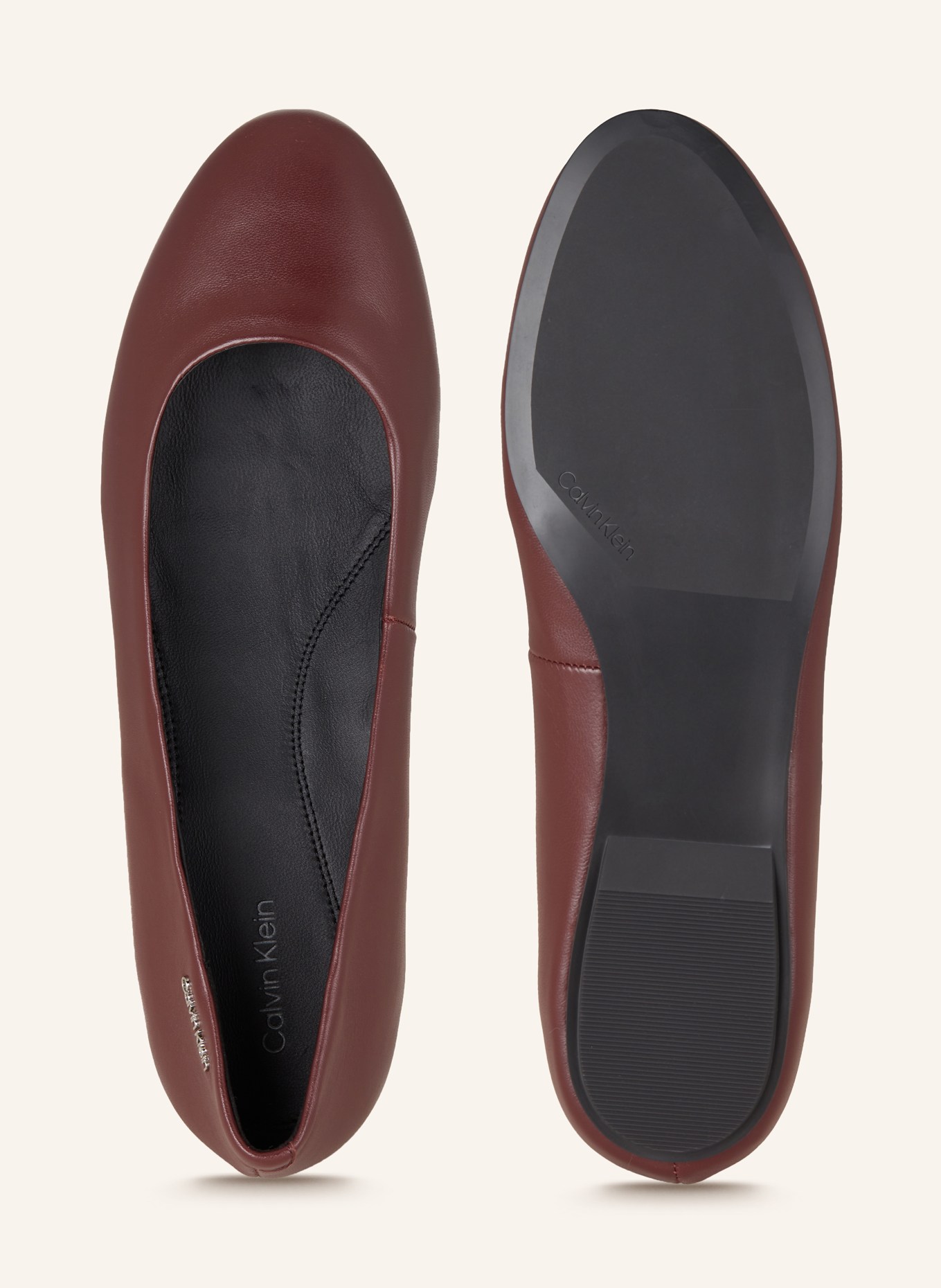 Calvin Klein Ballerinas, Farbe: DUNKELROT (Bild 5)