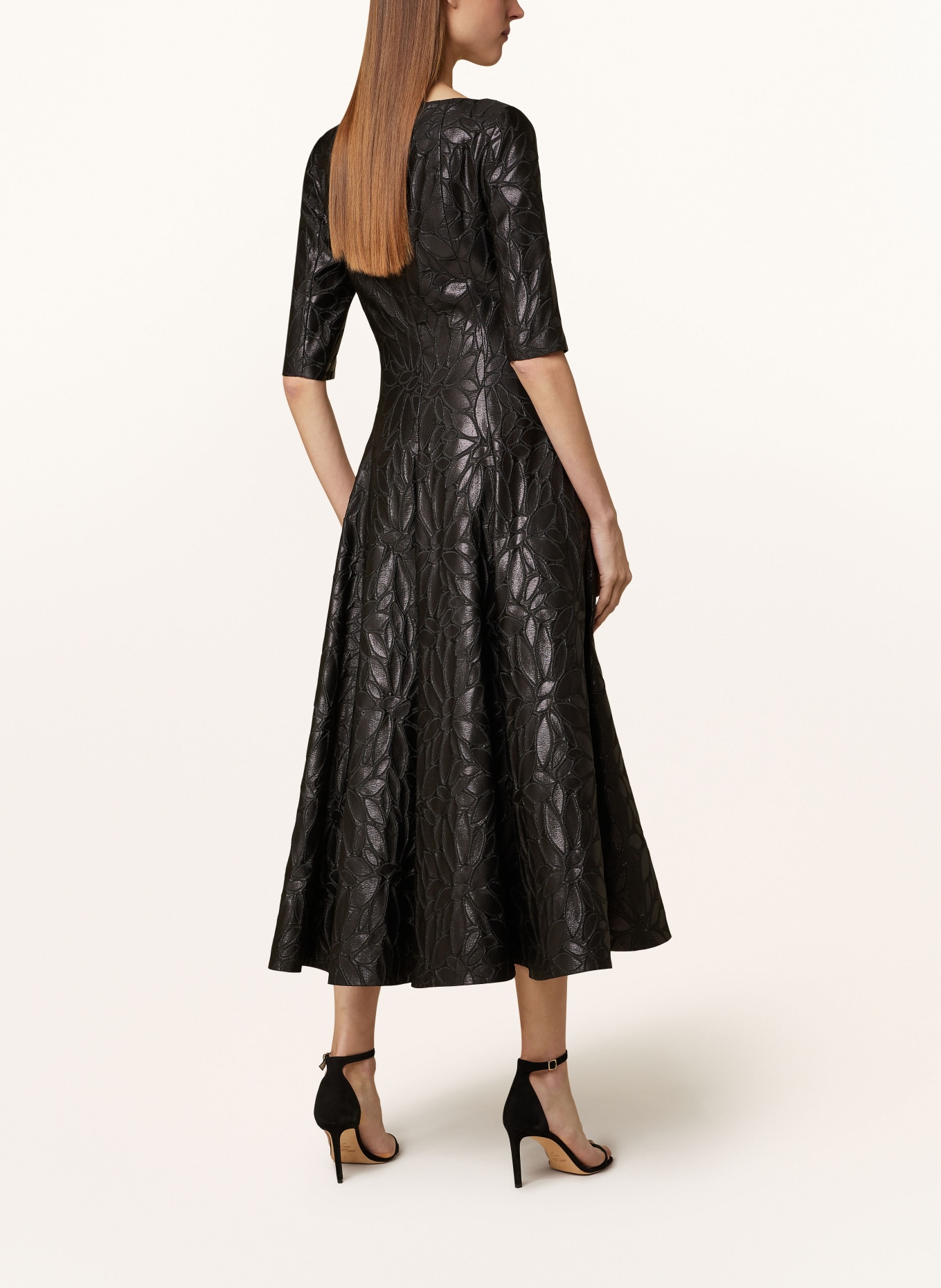 TALBOT RUNHOF Evening dress: BLACK