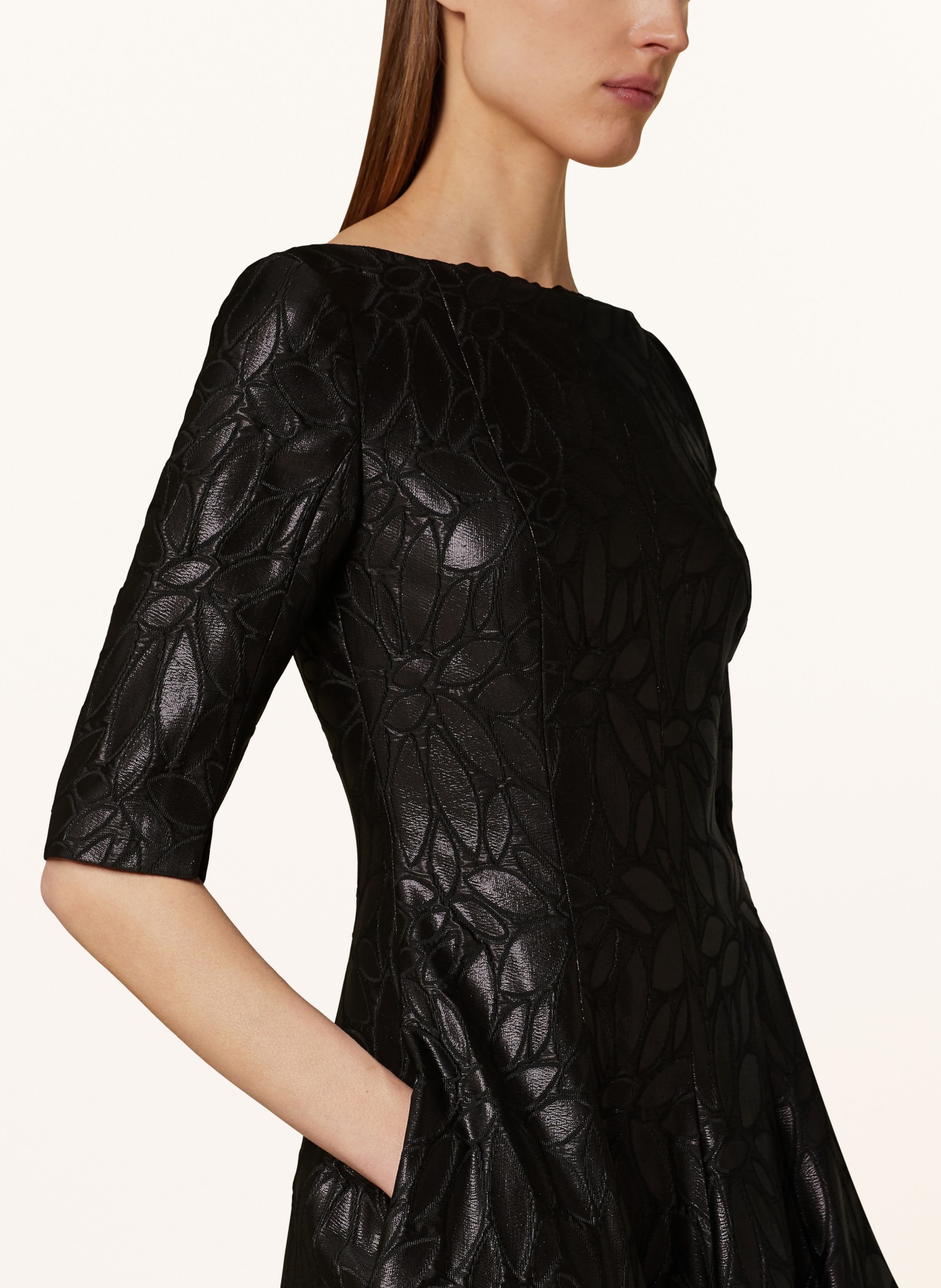 TALBOT RUNHOF Evening dress: BLACK