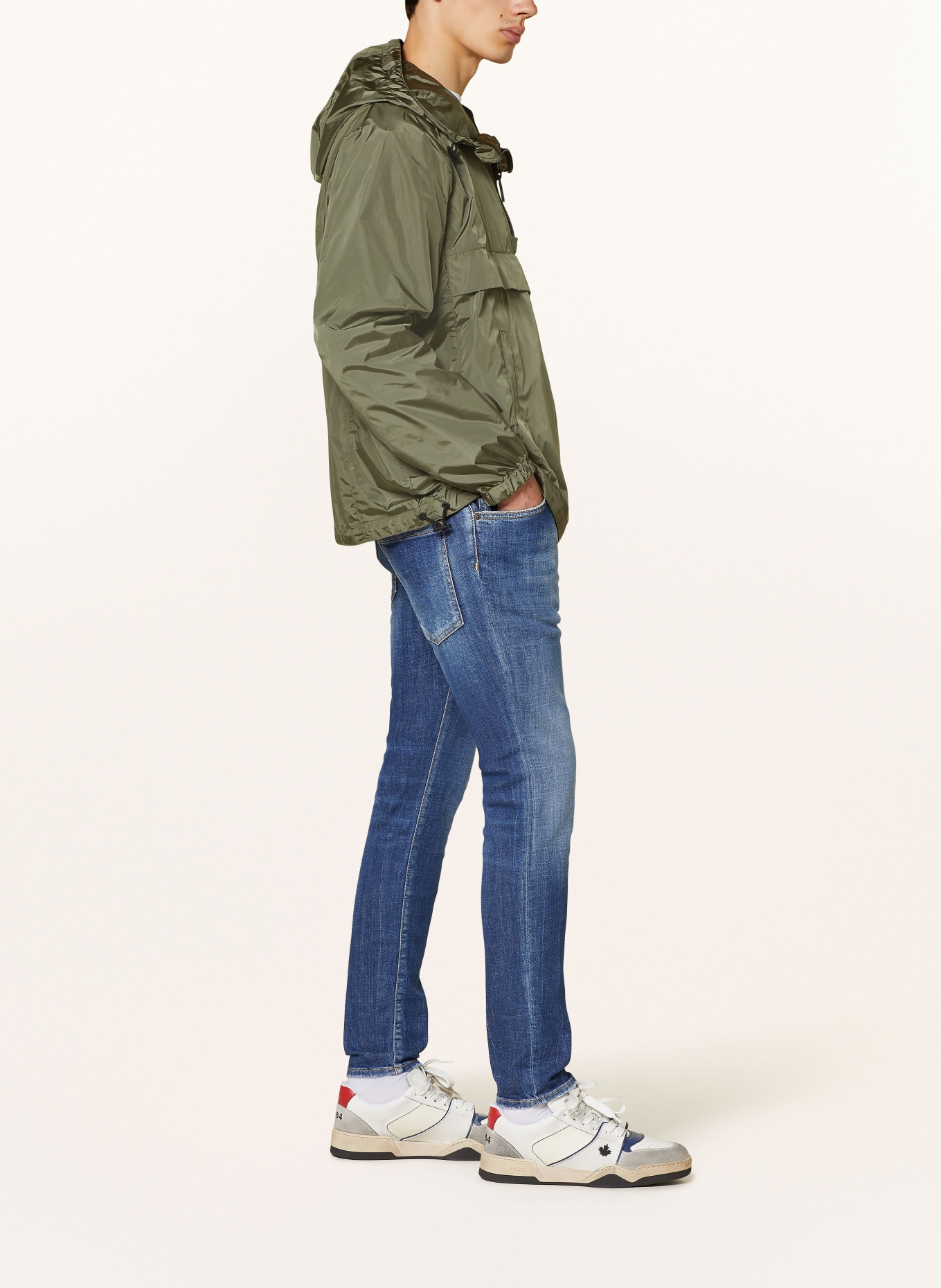 DSQUARED2 Jeans SUPER TWINKY Extra Slim Fit: 470 NAVY BLUE